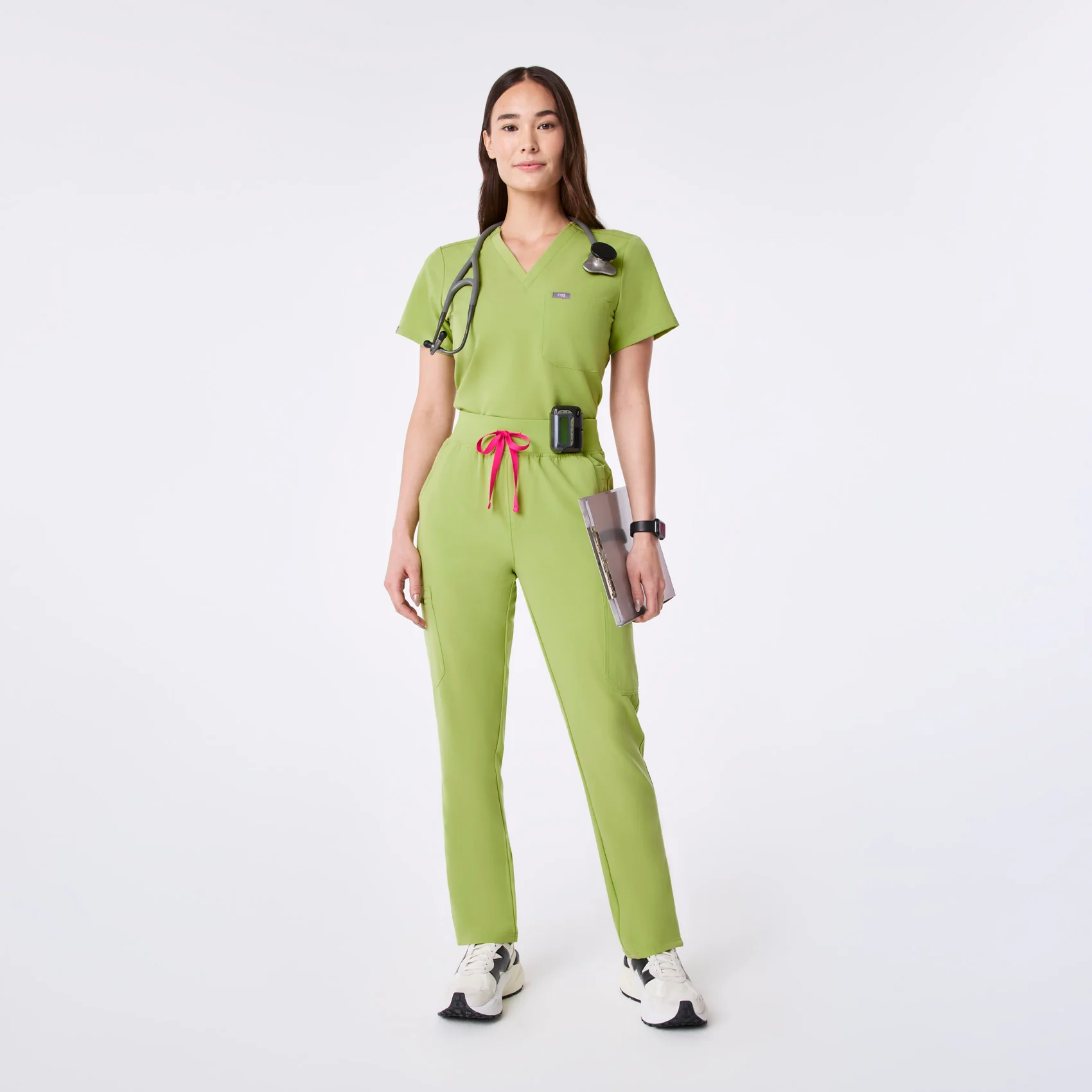 women's Matcha High Waisted Yola - Petite Skinny Scrub Pant™ - Image 2
