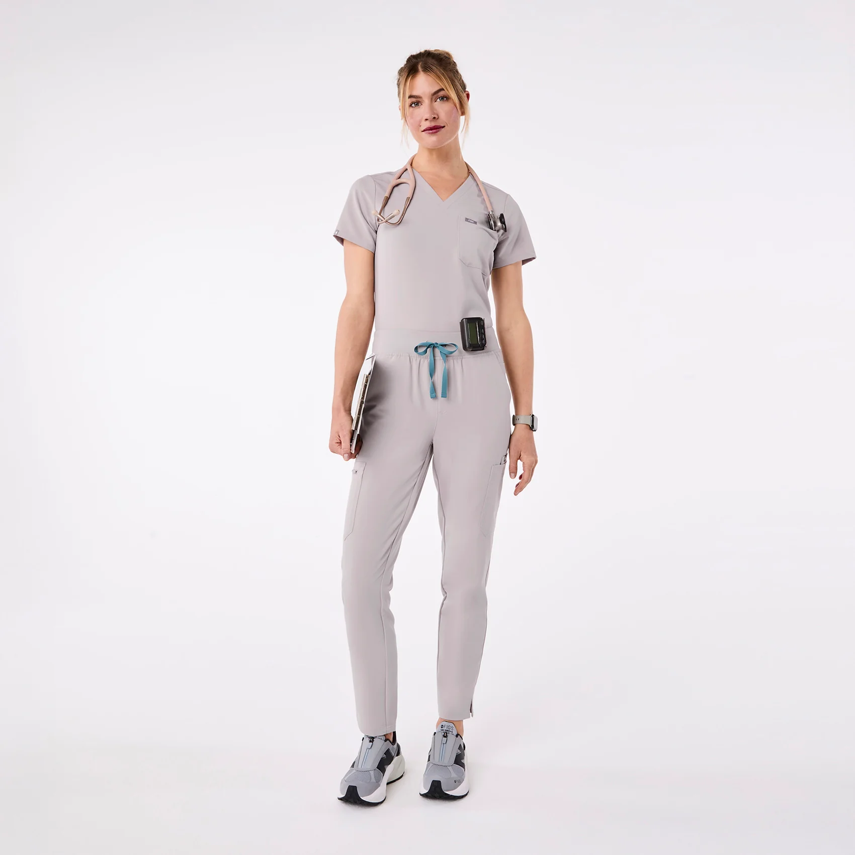 women's Slate High Waisted Yola - Petite Skinny Scrub Pant⢠- Image 2