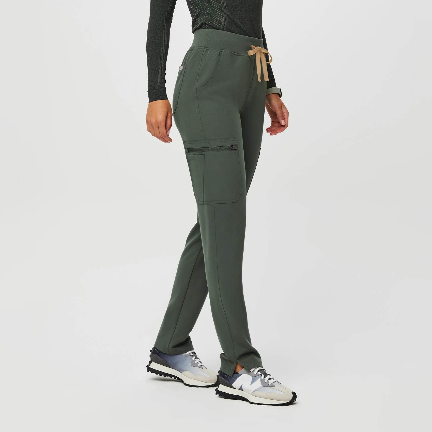 women's Moss High Waisted Yola - Petite Skinny Scrub Pant™ - Image 3