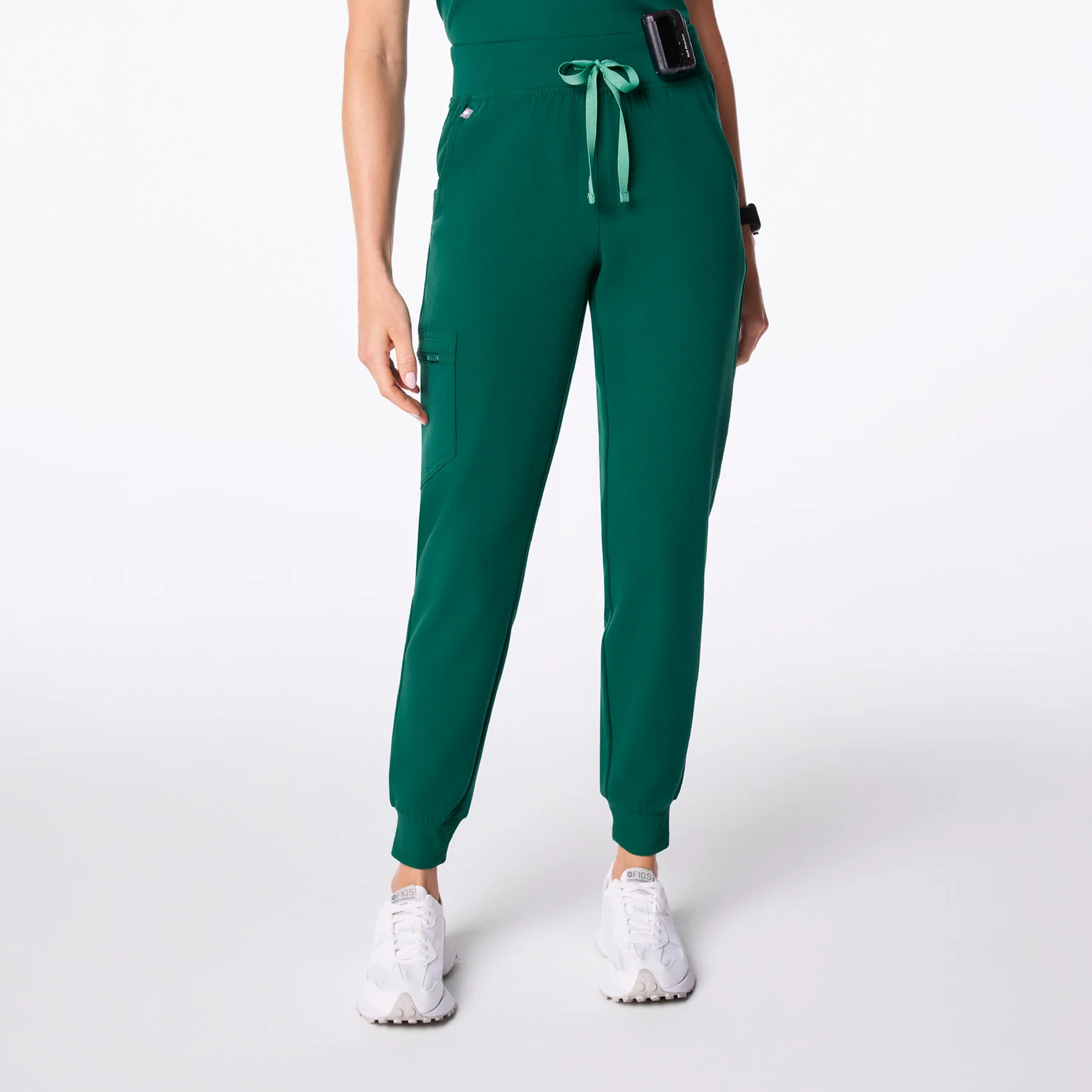 women's Hunter Green High Waisted Zamora - Jogger Scrub Pant™