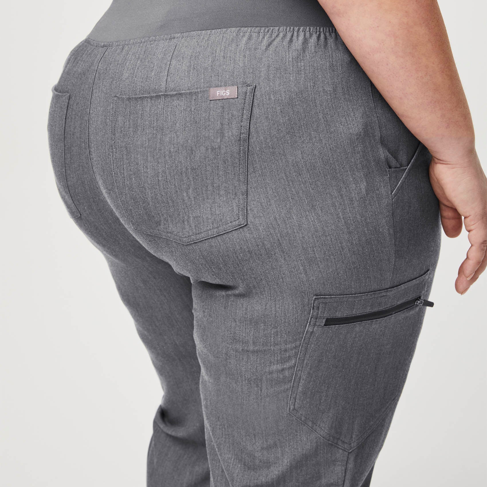 women's Graphite High Waisted Zamora™ - Jogger Scrub Pants (3XL - 6XL) - Image 6