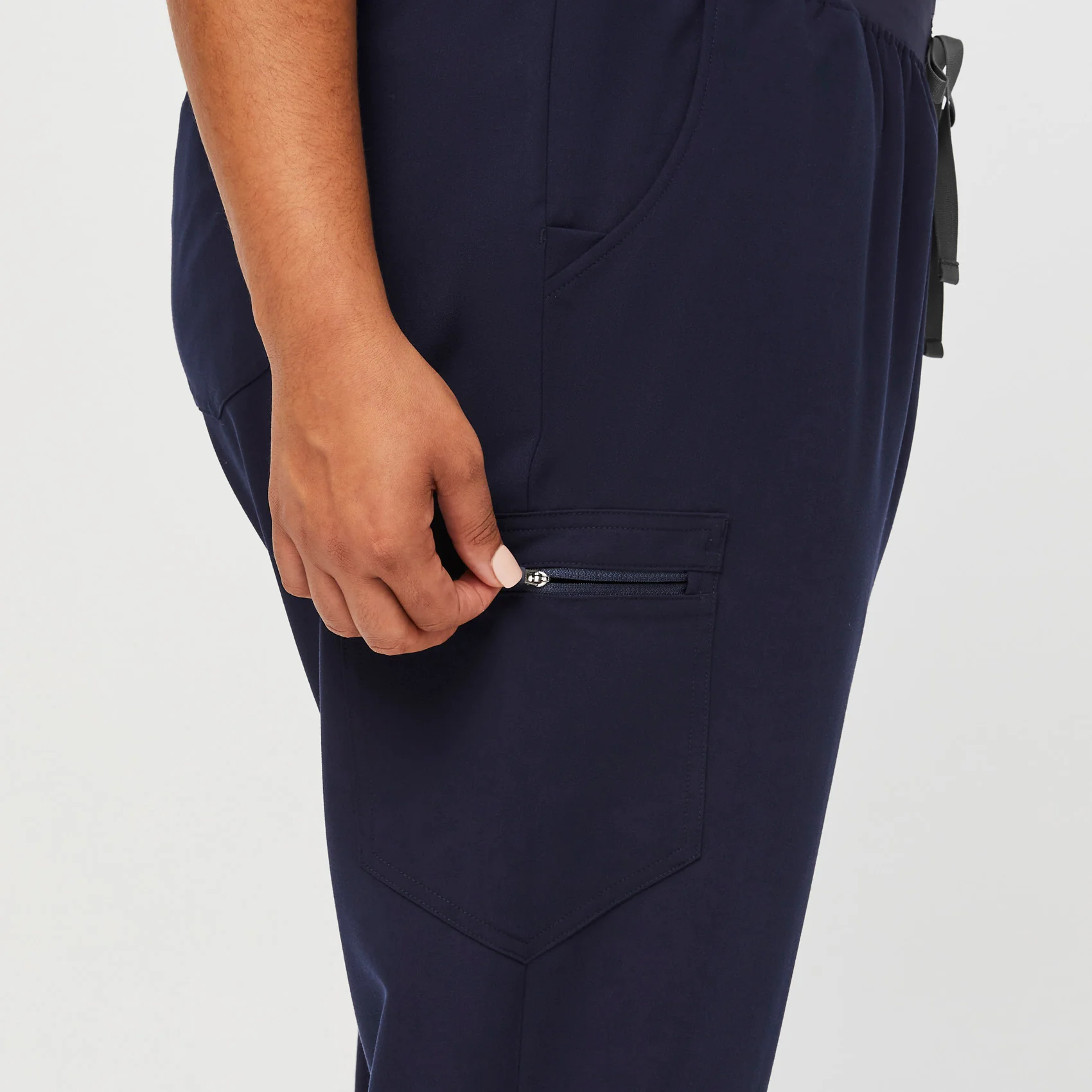 women's Navy High Waisted Zamora⢠- Jogger Scrub Pants (3XL - 6XL) - Image 6