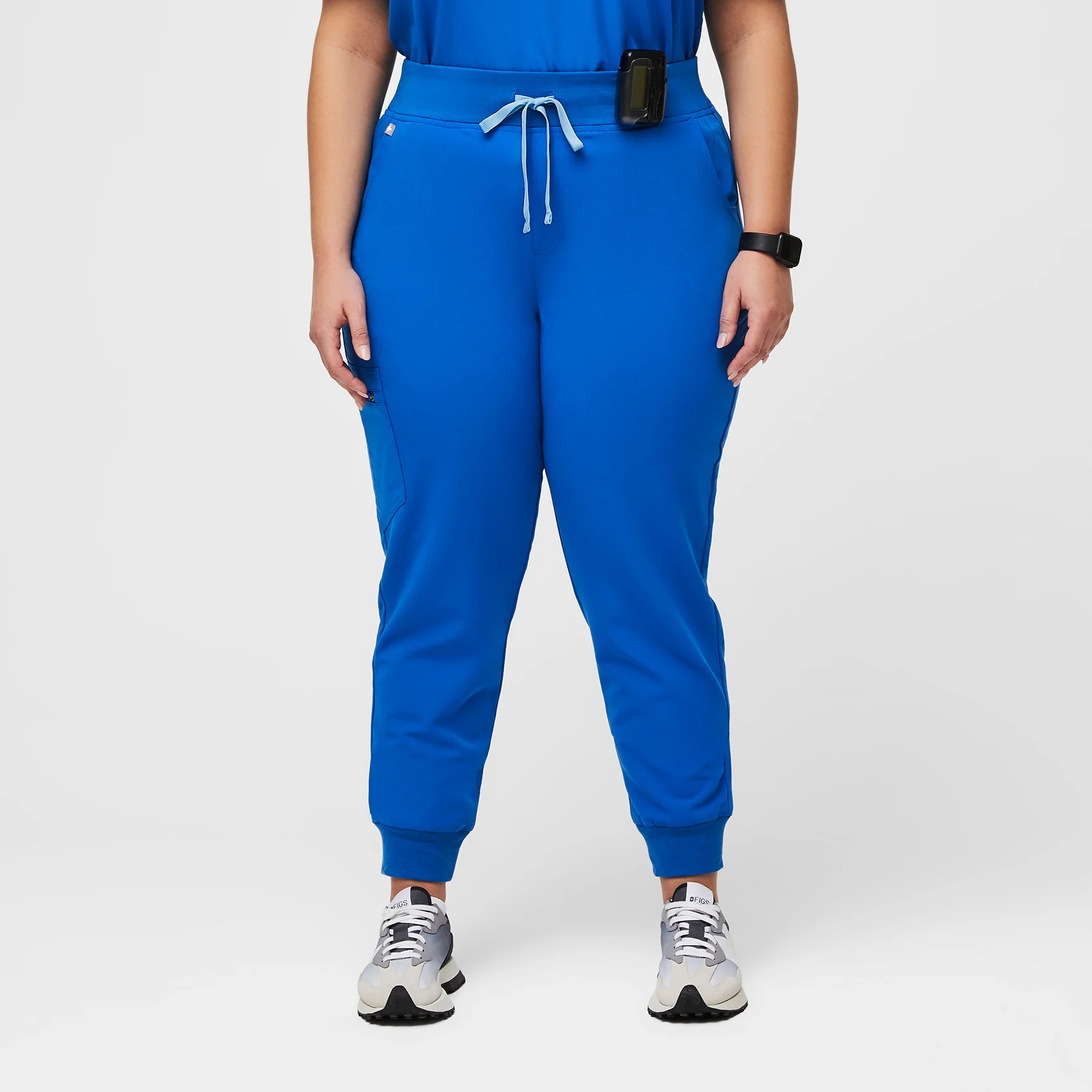 women's Royal Blue High Waisted Zamora⢠- Tall Jogger Scrub Pants (3XL - 6XL)
