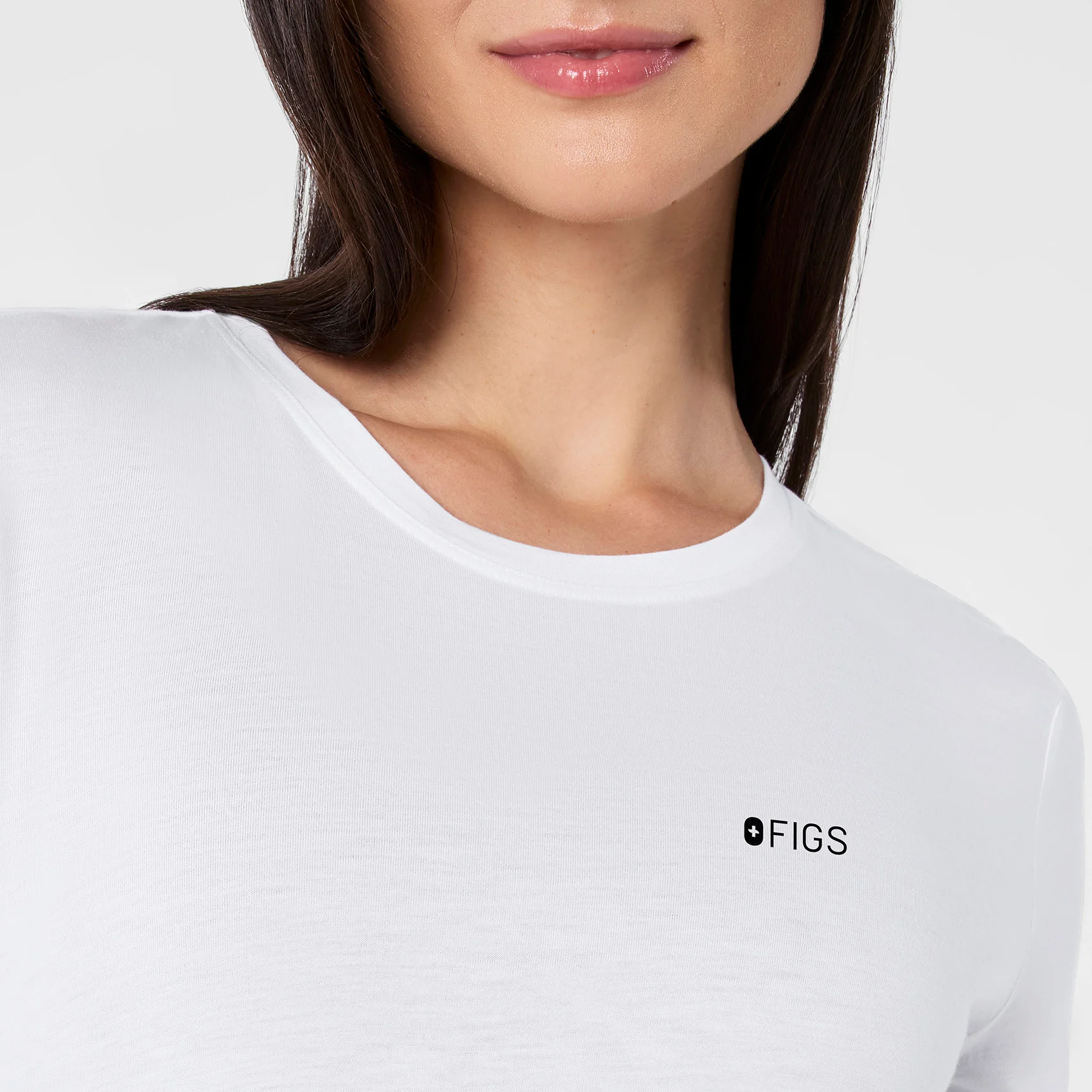women's Optic White I Am A Nurse Supersoft - Longsleeve Underscrub - Image 7