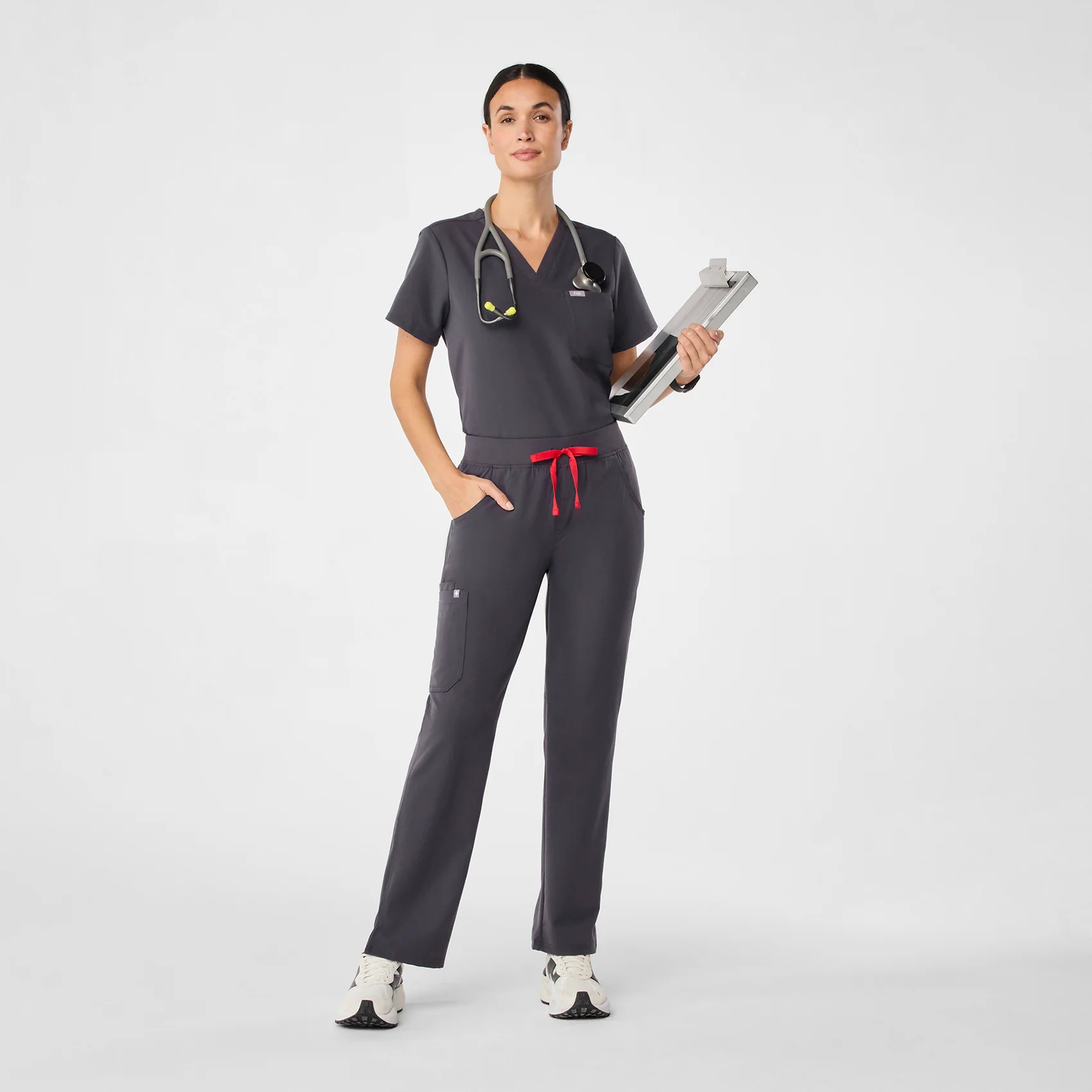 women's Charcoal Kade™ - Cargo Scrub Pants (3XL - 6XL) - Image 2