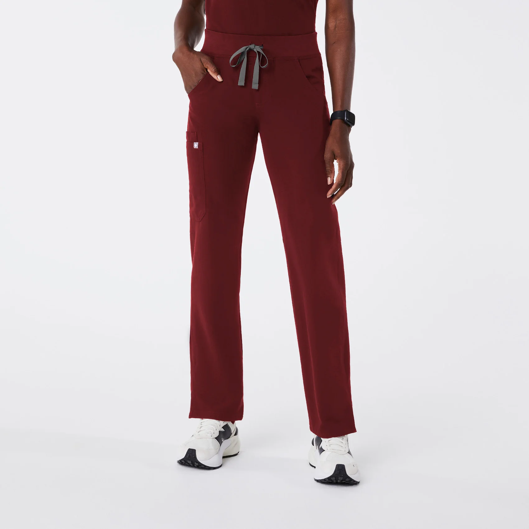 women's Burgundy Kade⢠- Cargo Scrub Pants (3XL - 6XL)