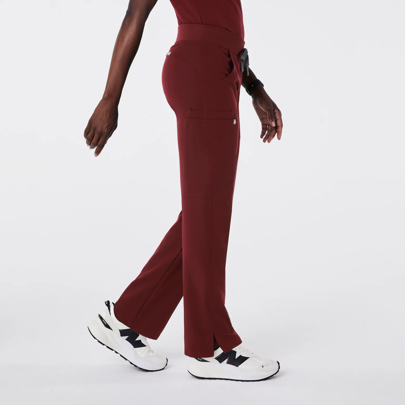 women's Burgundy Kade⢠- Cargo Scrub Pants (3XL - 6XL) - Image 3