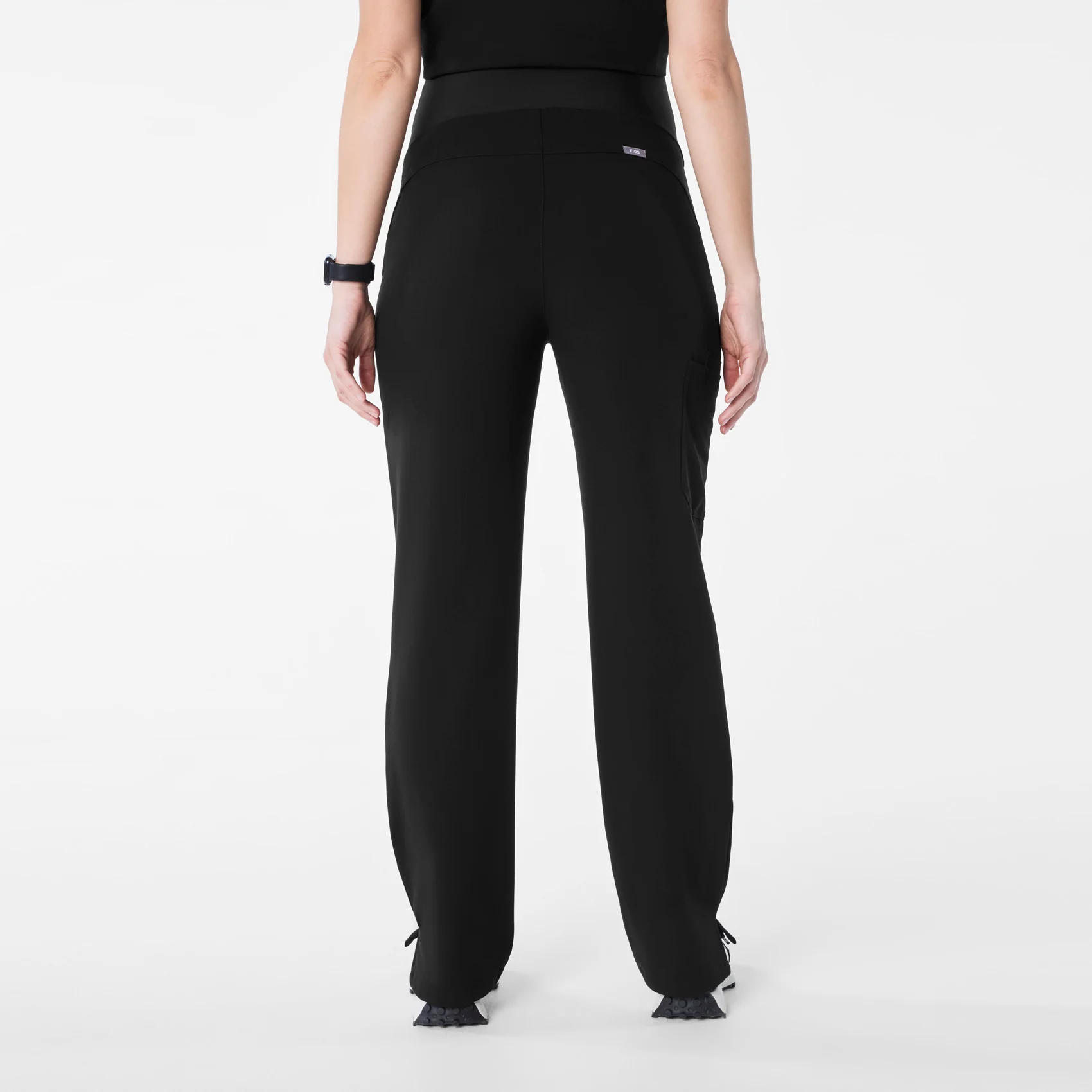 women's Black Kade - Tall Maternity Straight Leg Scrub Pant™ - Image 4