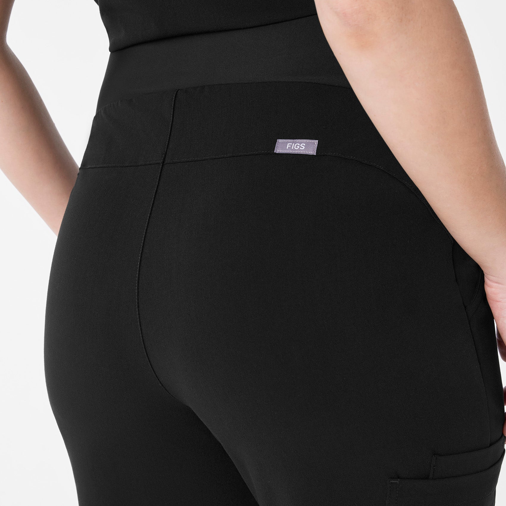 women's Black Kade - Tall Maternity Straight Leg Scrub Pant™ - Image 7
