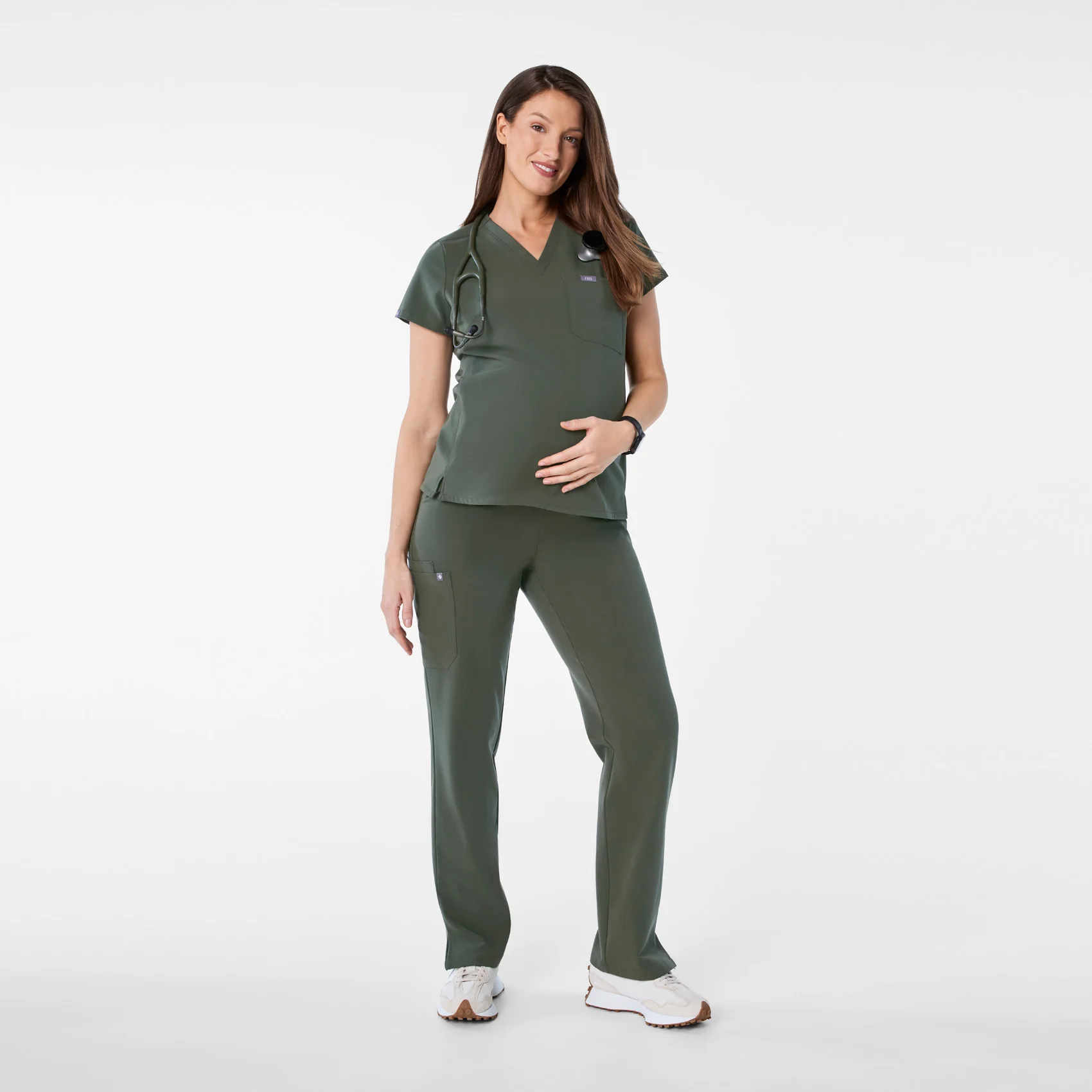 women's Moss Kade - Petite Maternity Straight Leg Scrub Pant™ - Image 2