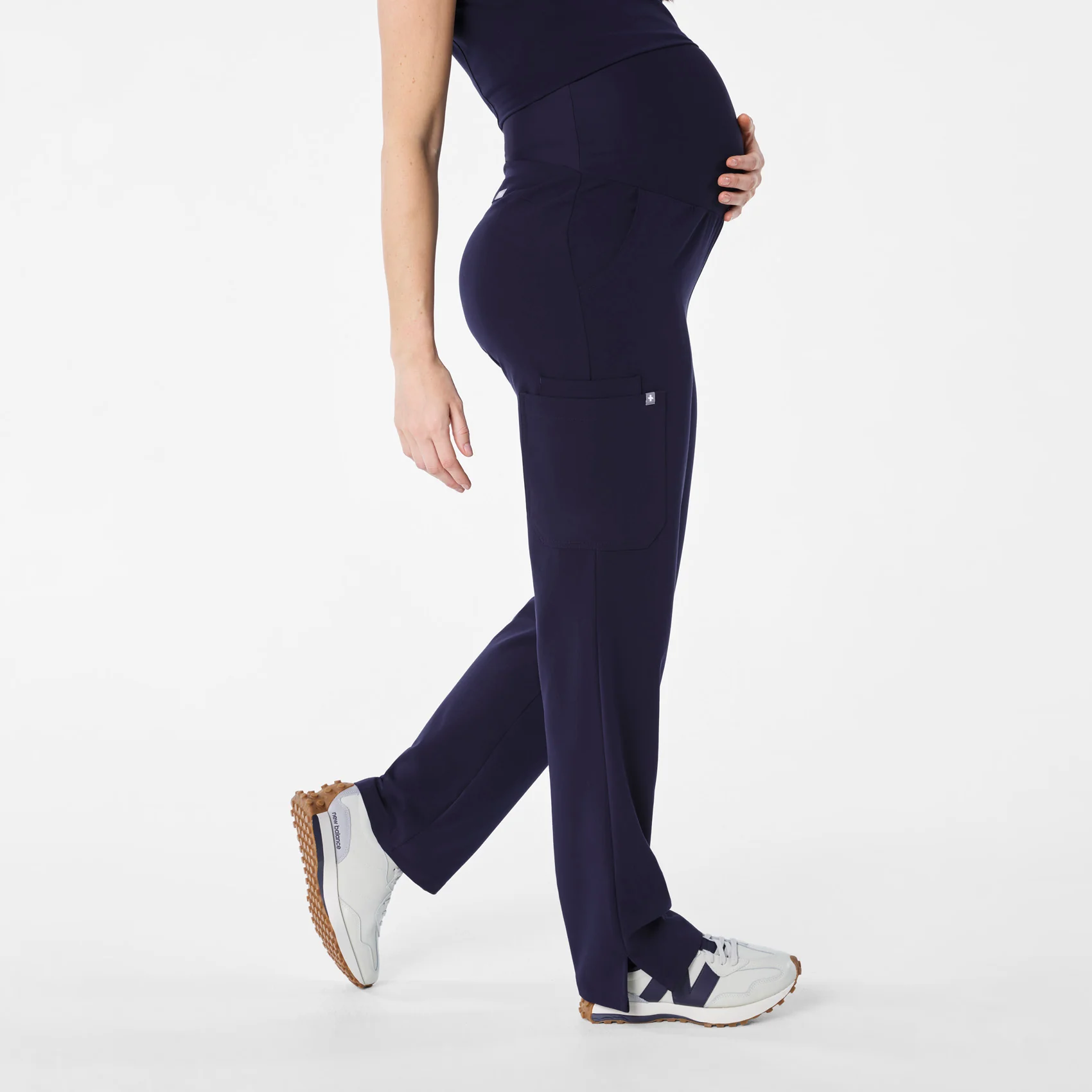 women's Navy Kade - Tall Maternity Straight Leg Scrub Pant™ - Image 3