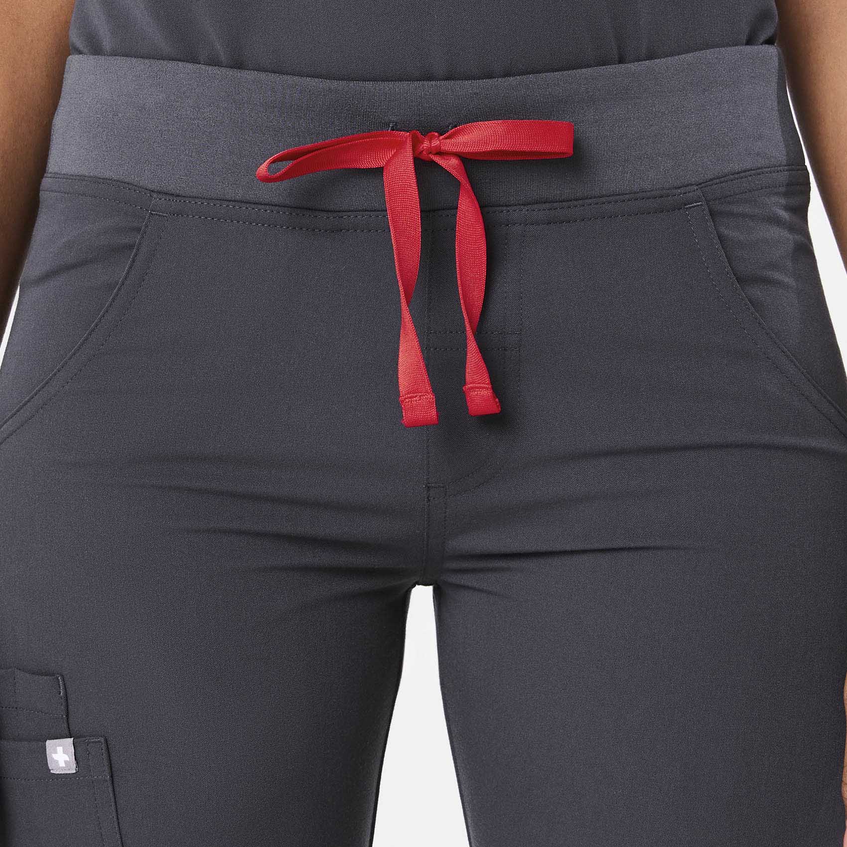 women's Charcoal Kade™ - Petite Cargo Scrub Pants - Image 5