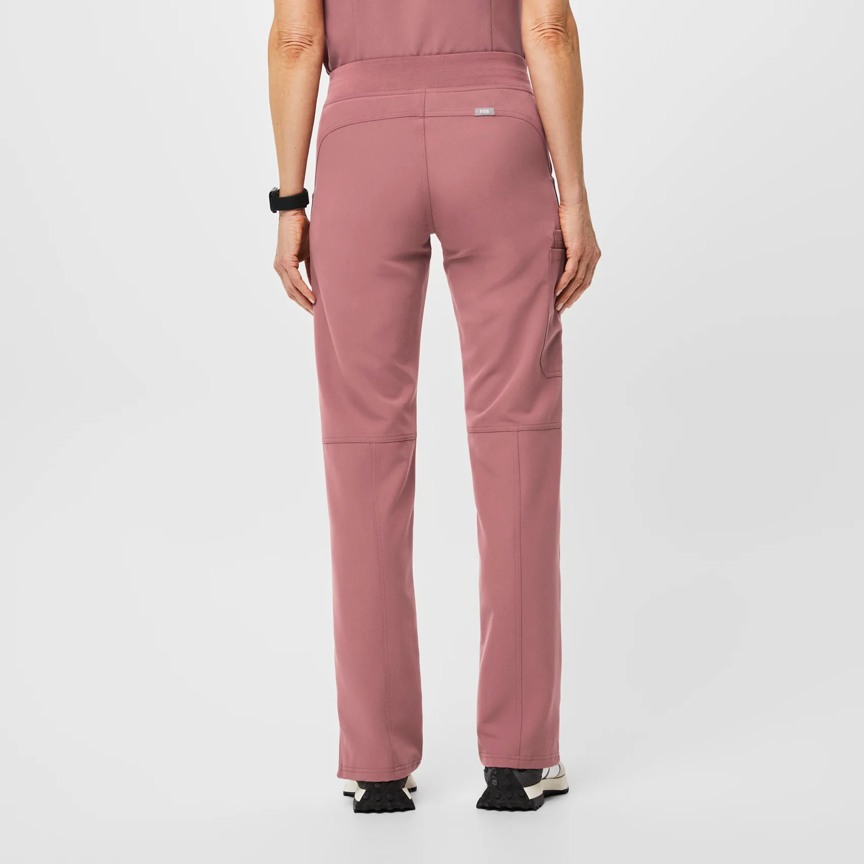 women's Mauve Kade⢠- Petite Cargo Scrub Pants - Image 4