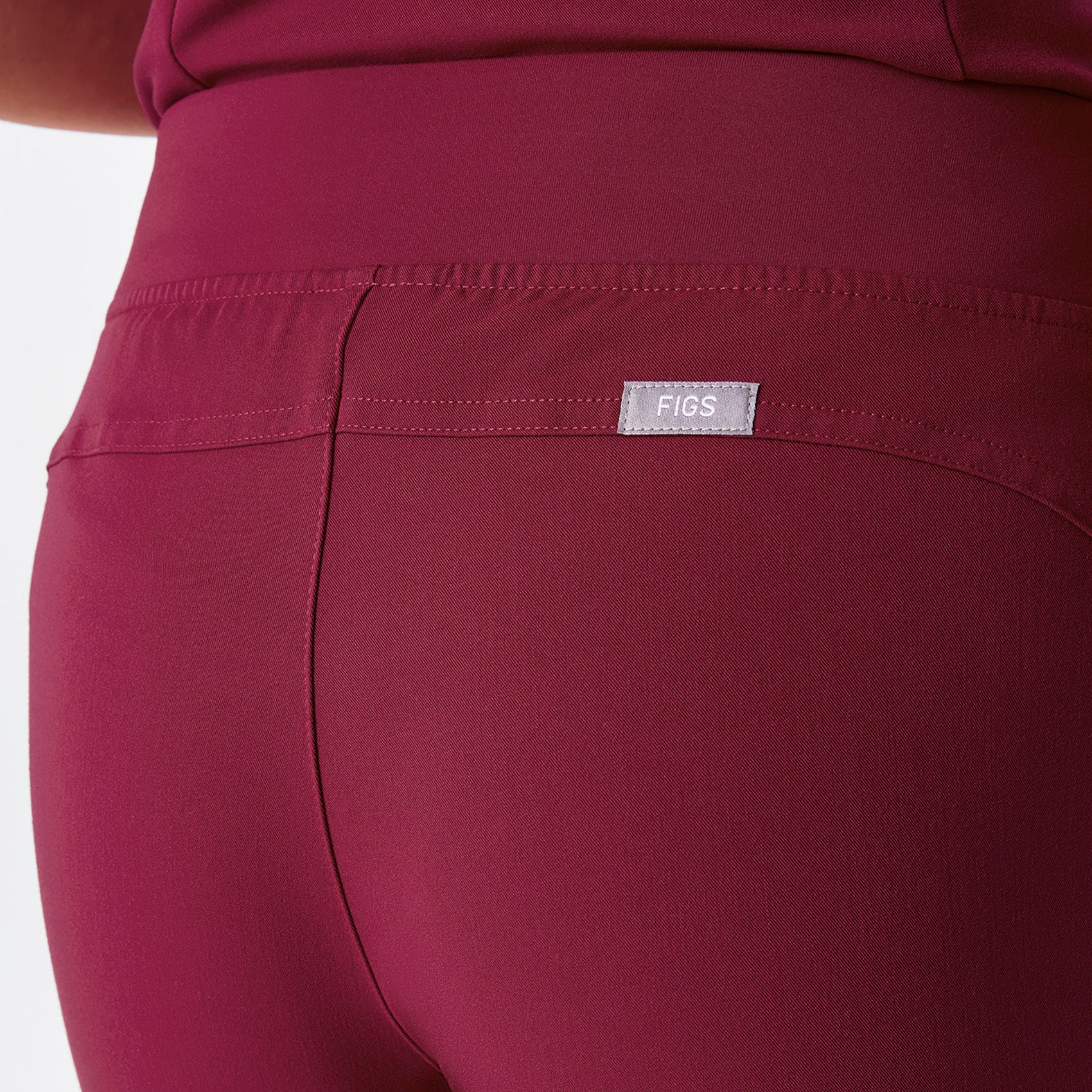 women's Deep Cranberry Kade - Petite Cargo Scrub Pant™ - Image 5