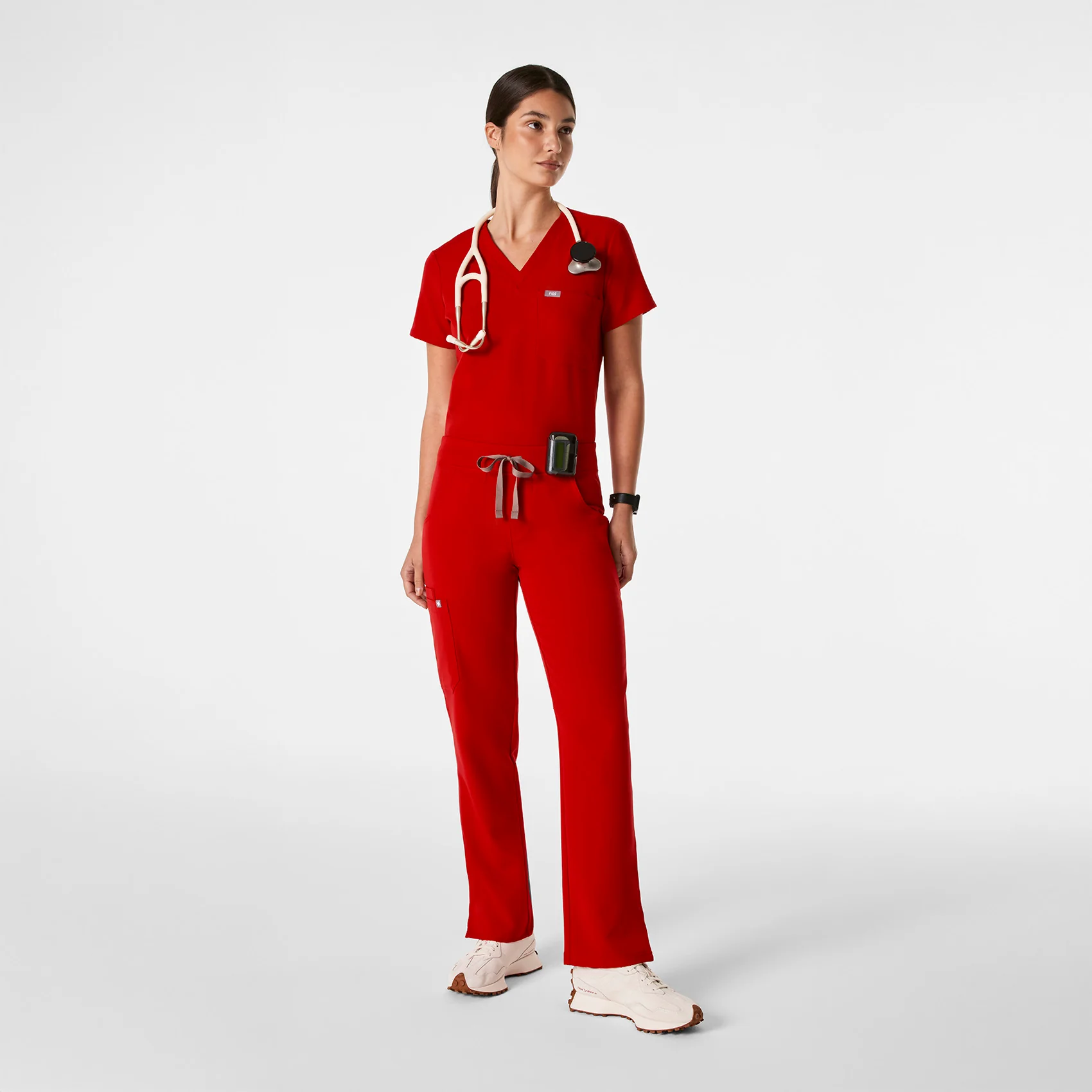 women's Winning Red Kade - Petite Cargo Scrub Pant™ - Image 2