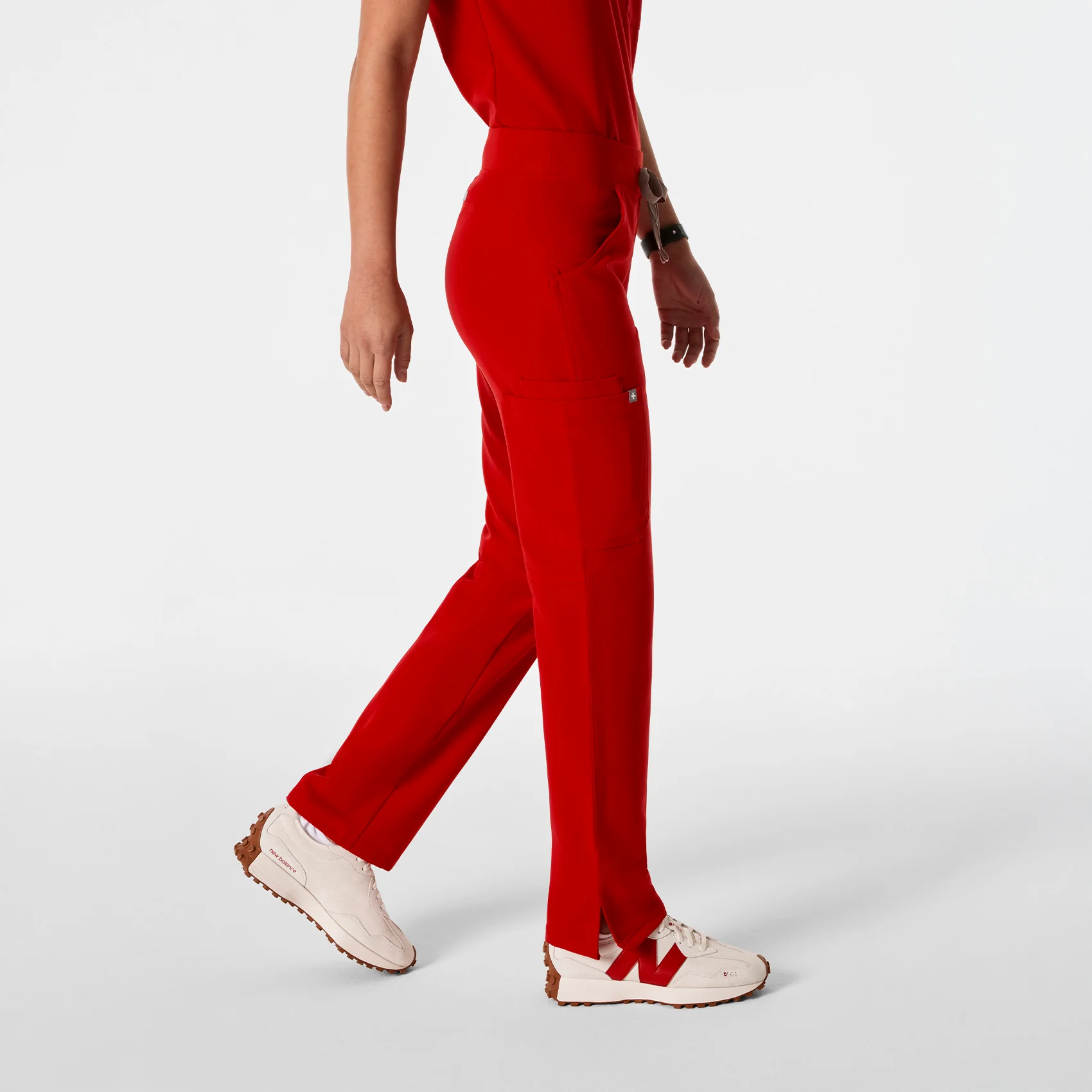 women's Winning Red Kade - Petite Cargo Scrub Pant™ - Image 3