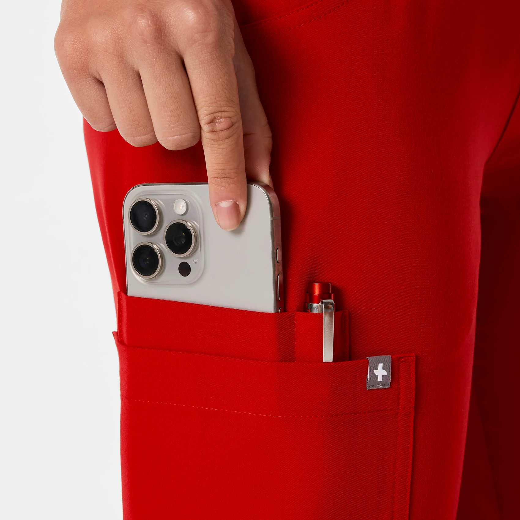 women's Winning Red Kade - Petite Cargo Scrub Pant™ - Image 7