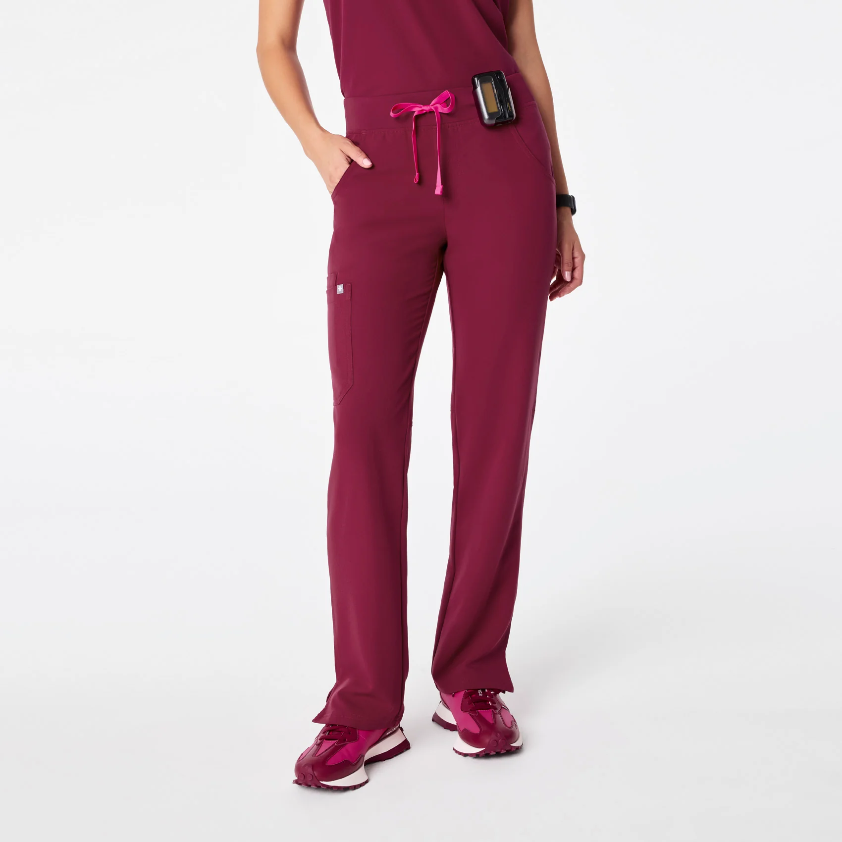 women's Deep Cranberry Kade - Tall Cargo Scrub Pant™