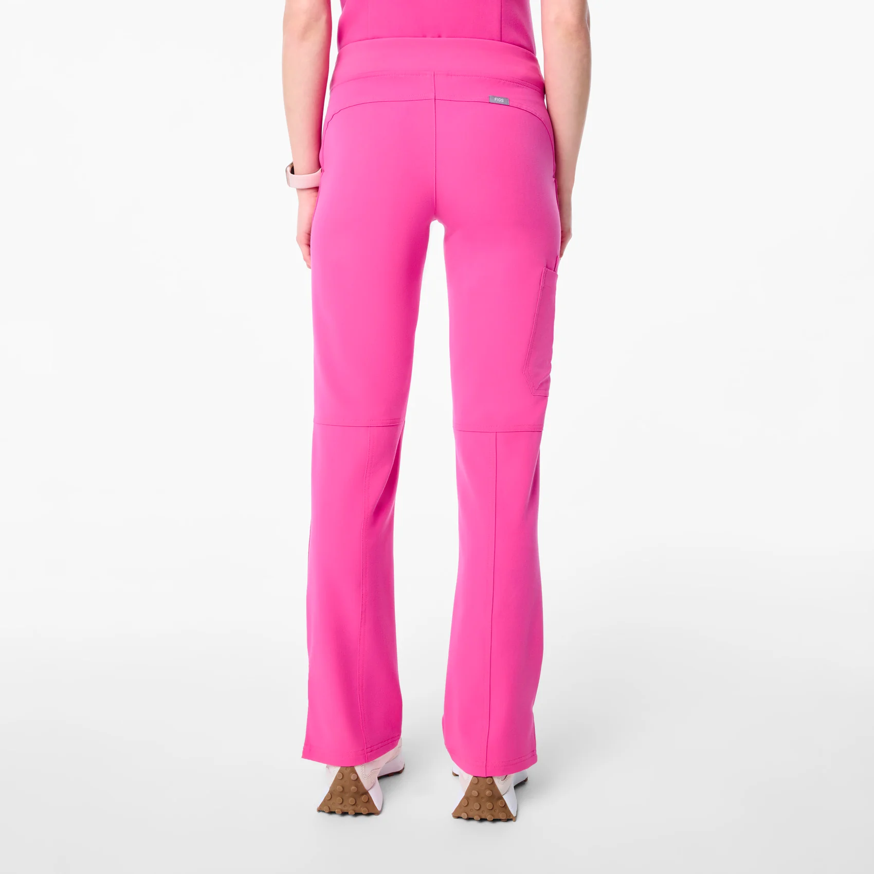 women's Rapid Response Pink Kade - Tall Cargo Scrub Pant™ - Image 4