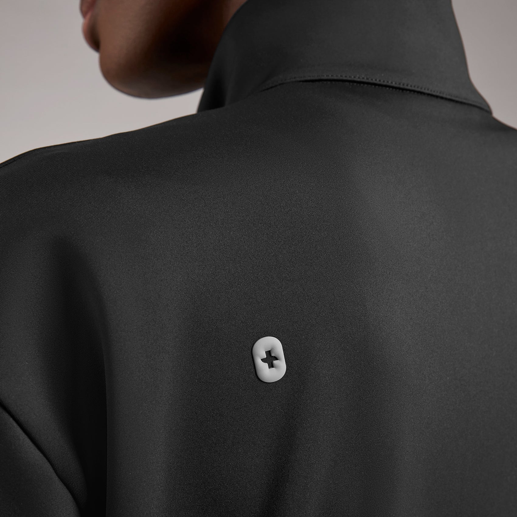 women's Black Labelle FORMx Bomber -  Scrub Jacket™ - Image 5