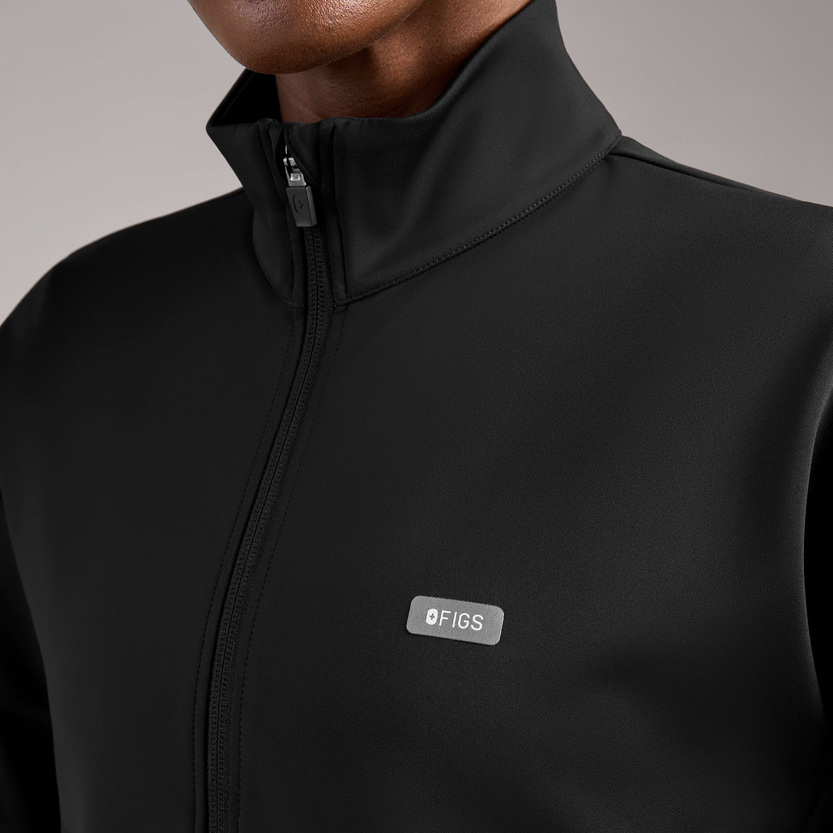 women's Black Labelle FORMx Bomber -  Scrub Jacket™ - Image 6