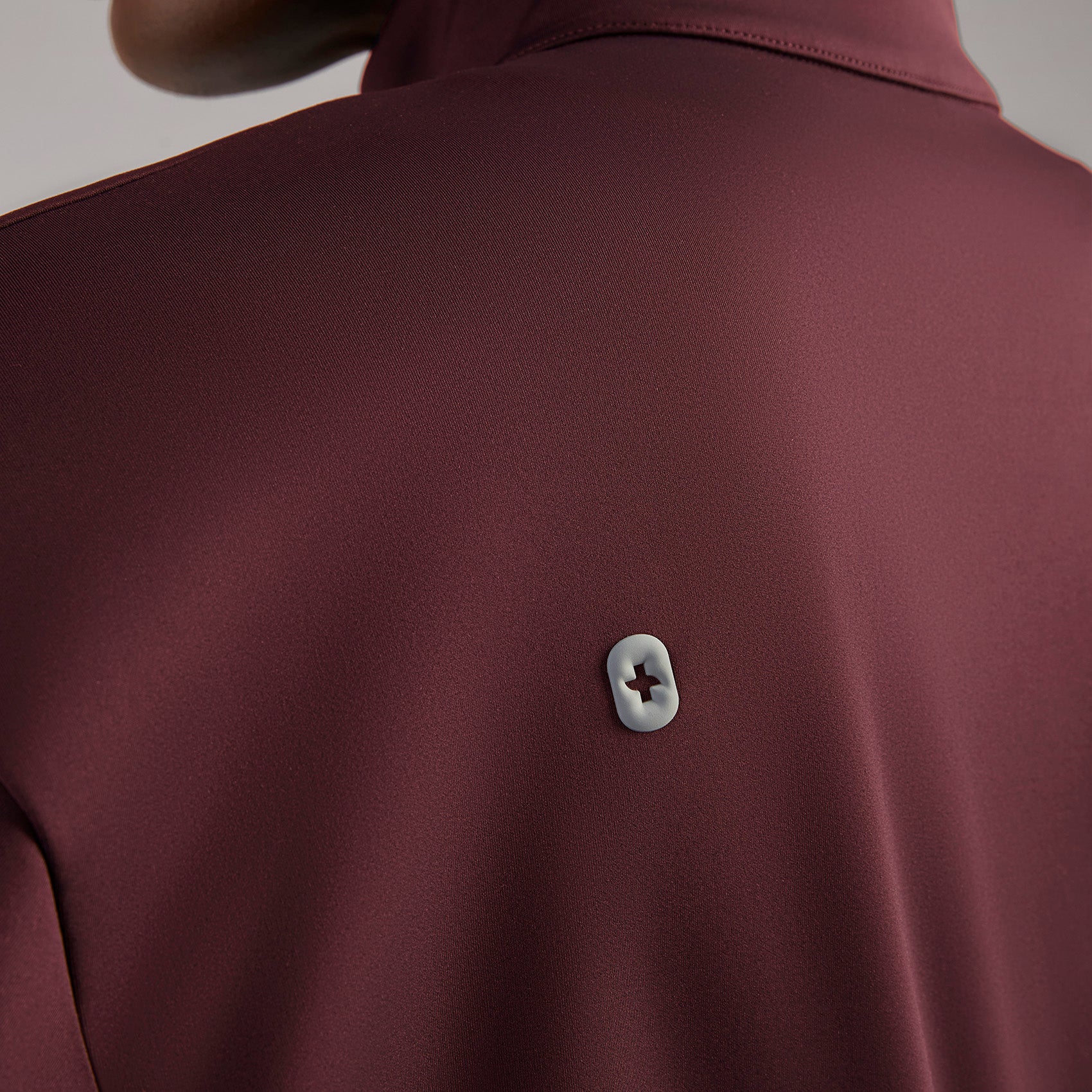 women's Burgundy Labelle FORMx Bomber - Scrub Jacket™ - Image 10