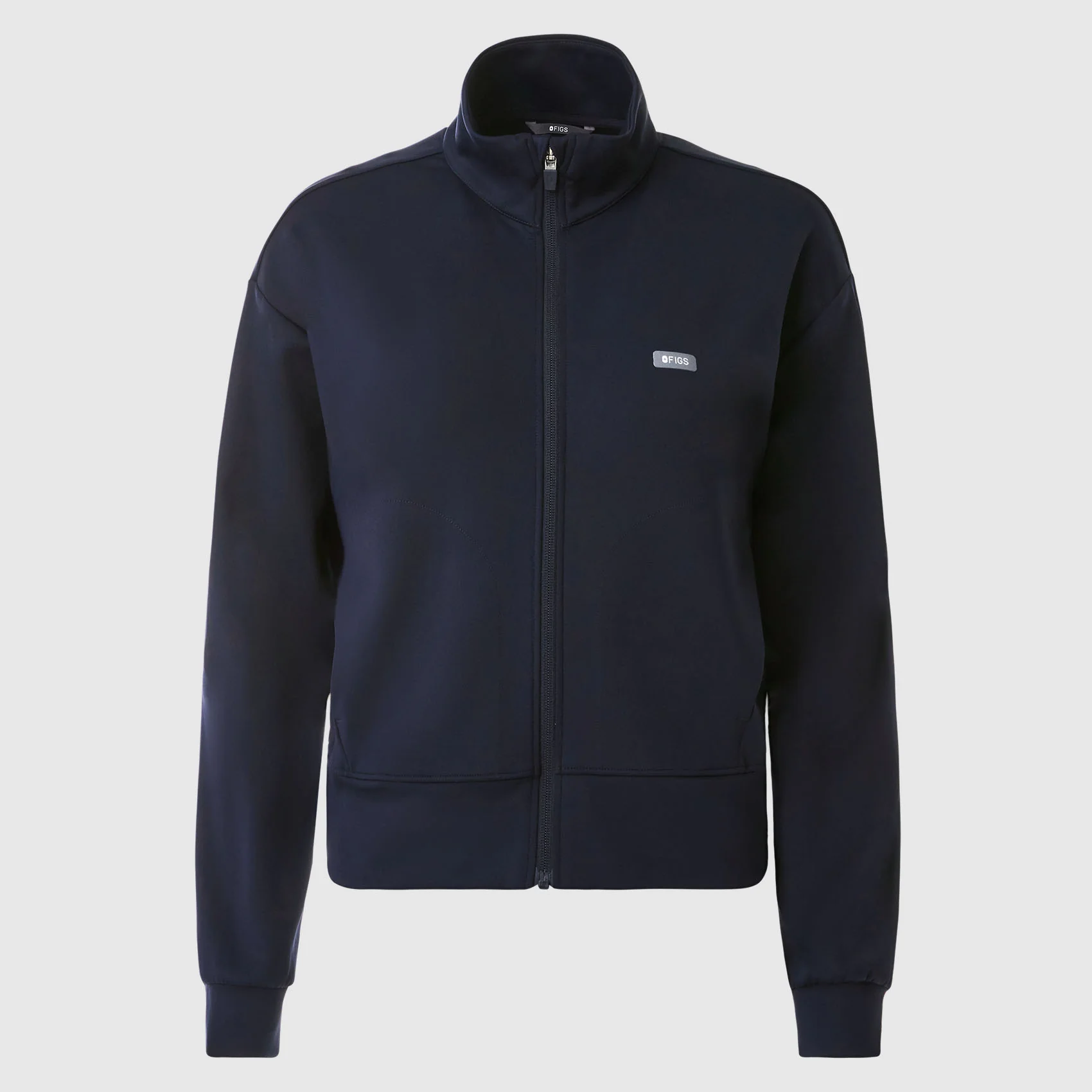 women's Charcoal Labelle FORMx Bomber -  Scrub Jacket™ - Image 11