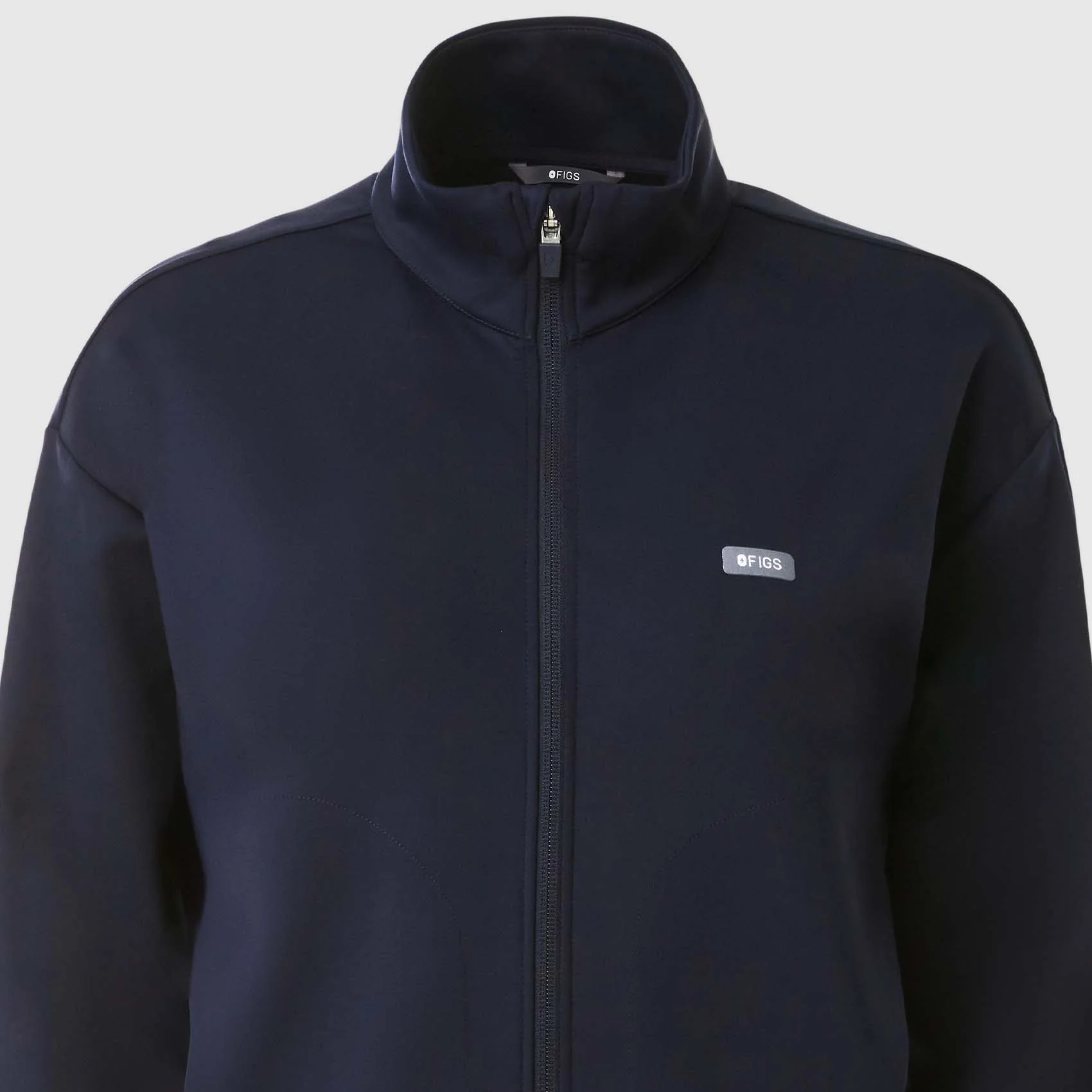 women's Charcoal Labelle FORMx Bomber -  Scrub Jacket™ - Image 12