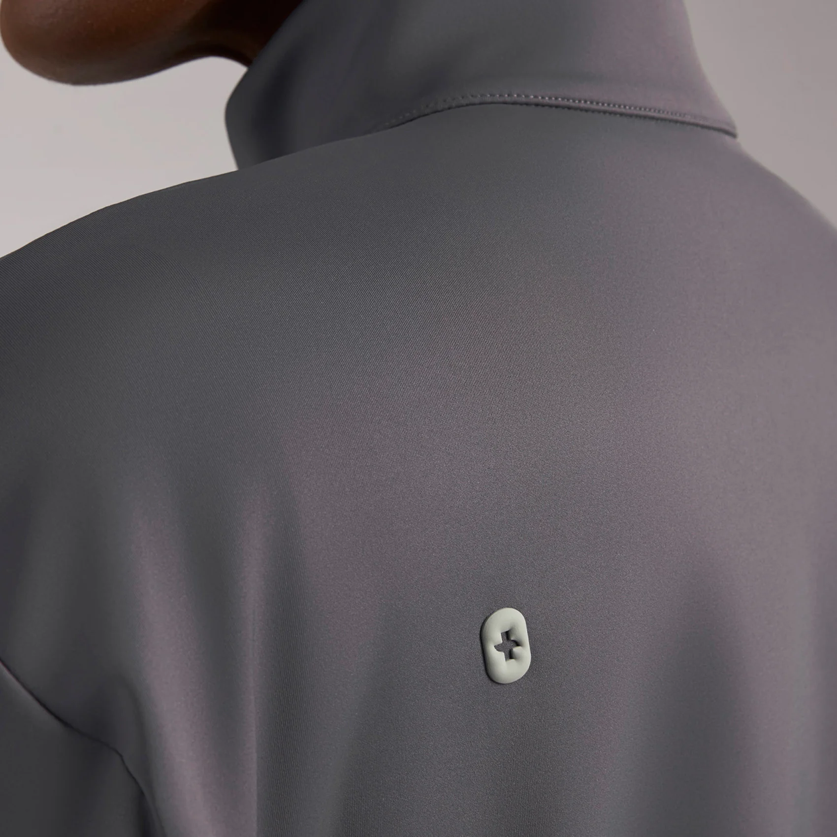 women's Charcoal Labelle FORMx Bomber -  Scrub Jacket™ - Image 5