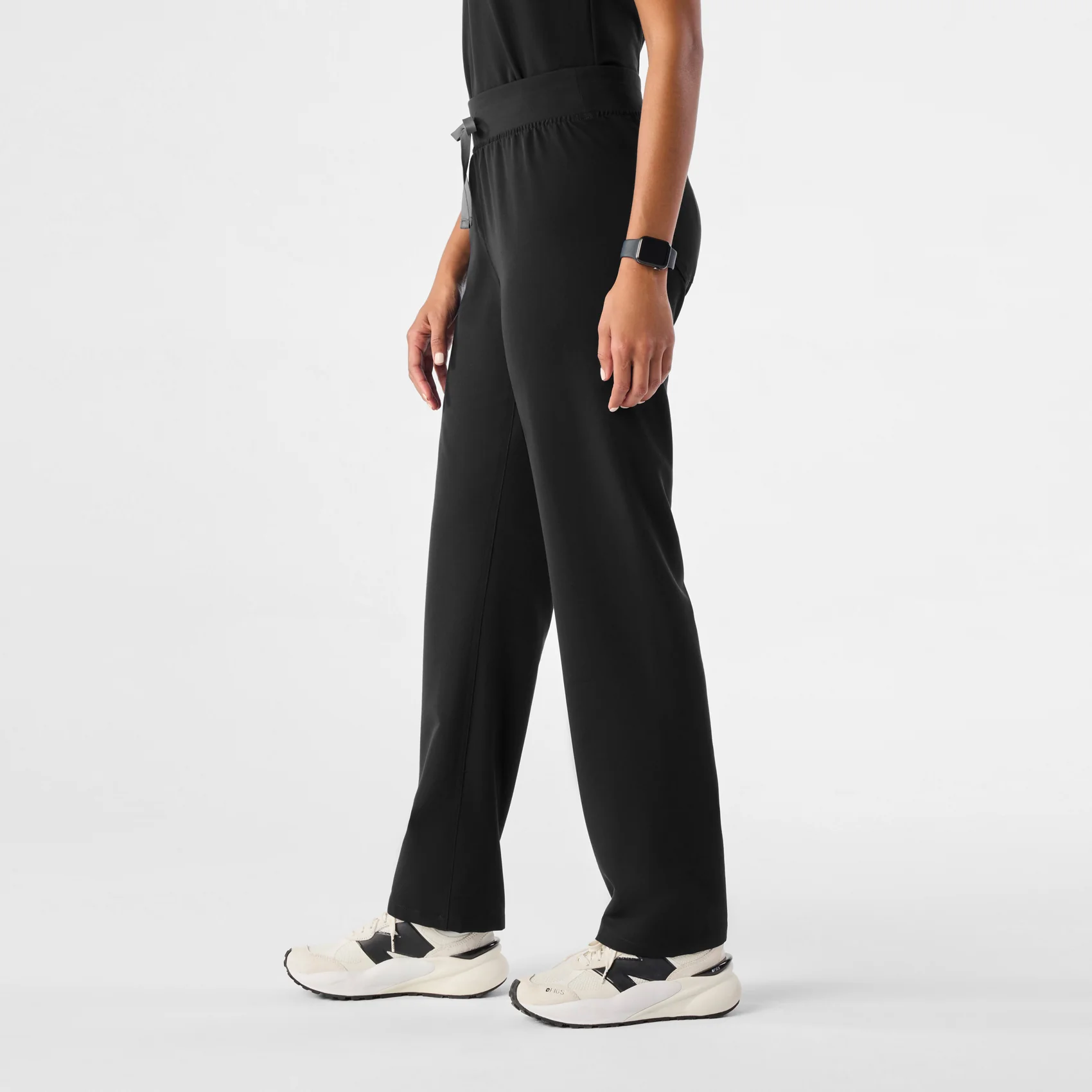 women's Black Livingston™ High Waisted - Petite Basic Scrub Pants - Image 3