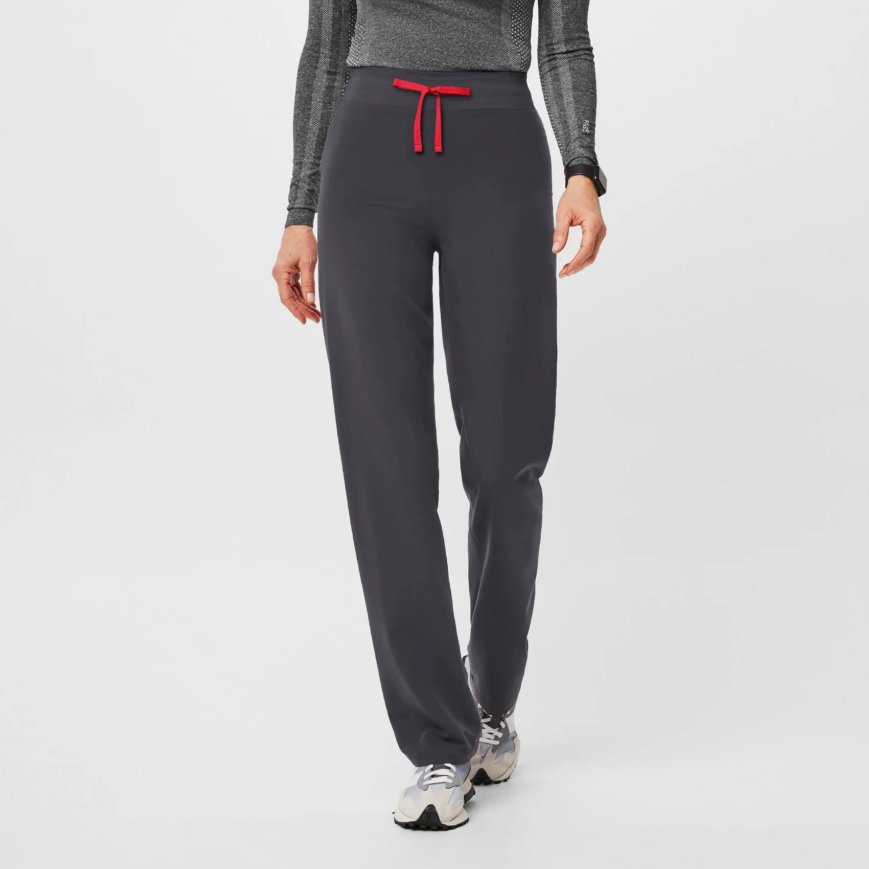 women's Charcoal Livingston™ High Waisted - Tall Basic Scrub Pants