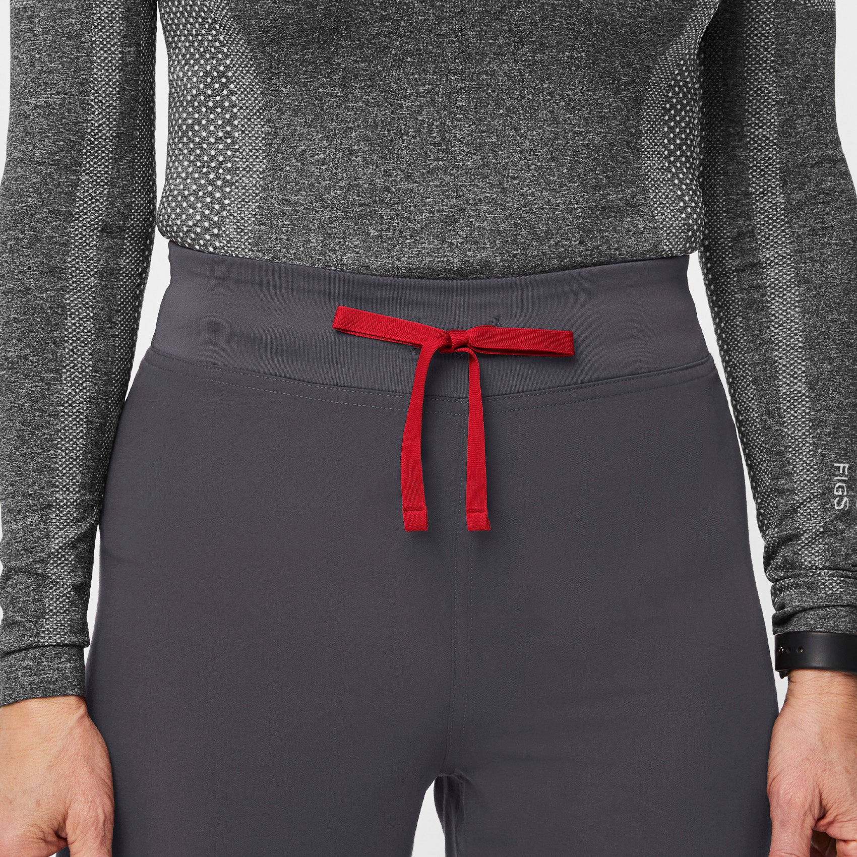 women's Charcoal Livingston™ High Waisted - Tall Basic Scrub Pants - Image 5