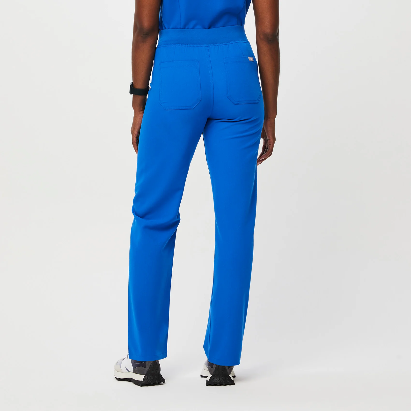 women's Royal Blue Livingston™ High Waisted - Petite Basic Scrub Pants - Image 4