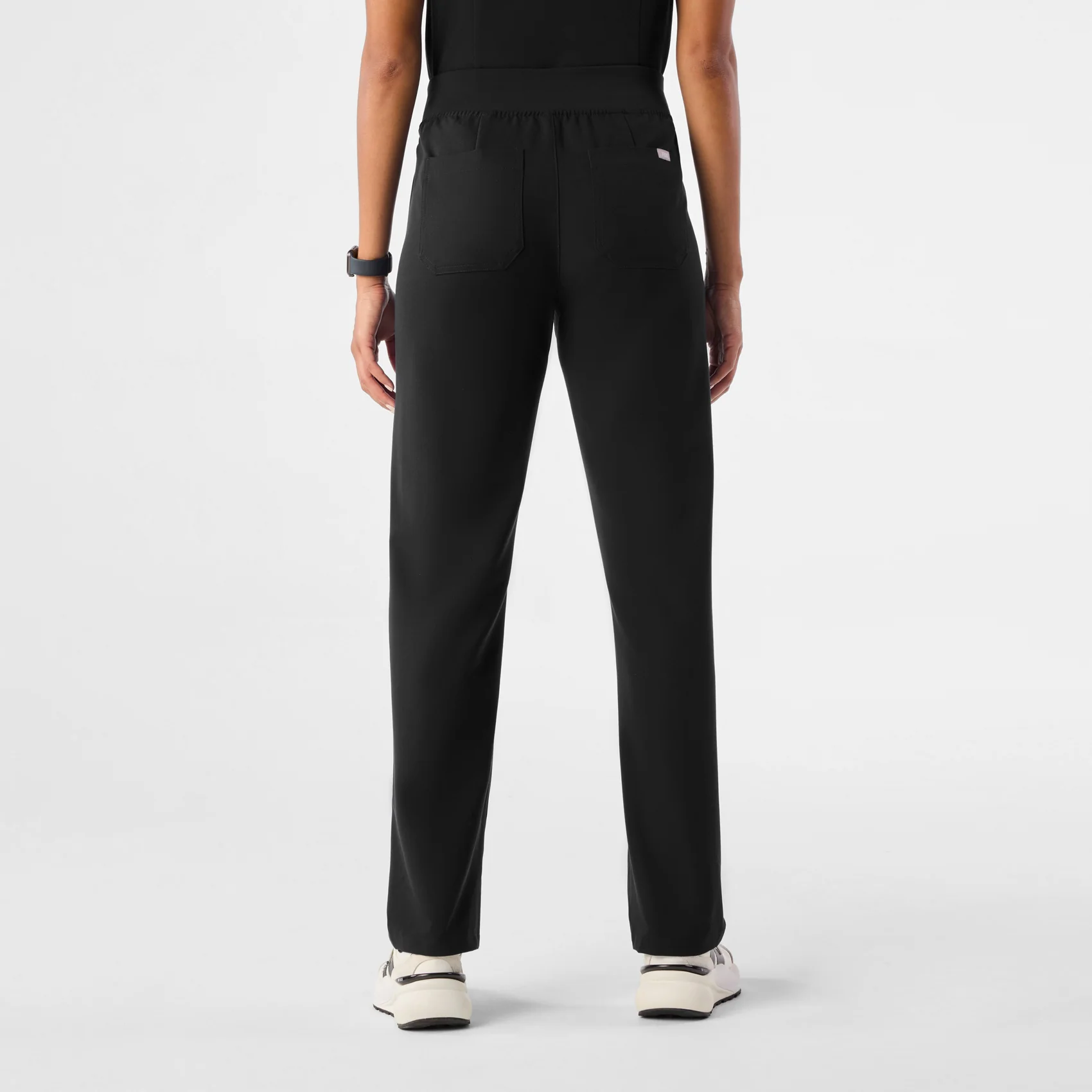 women's Black Livingston™ High Waisted - Tall Basic Scrub Pants - Image 4