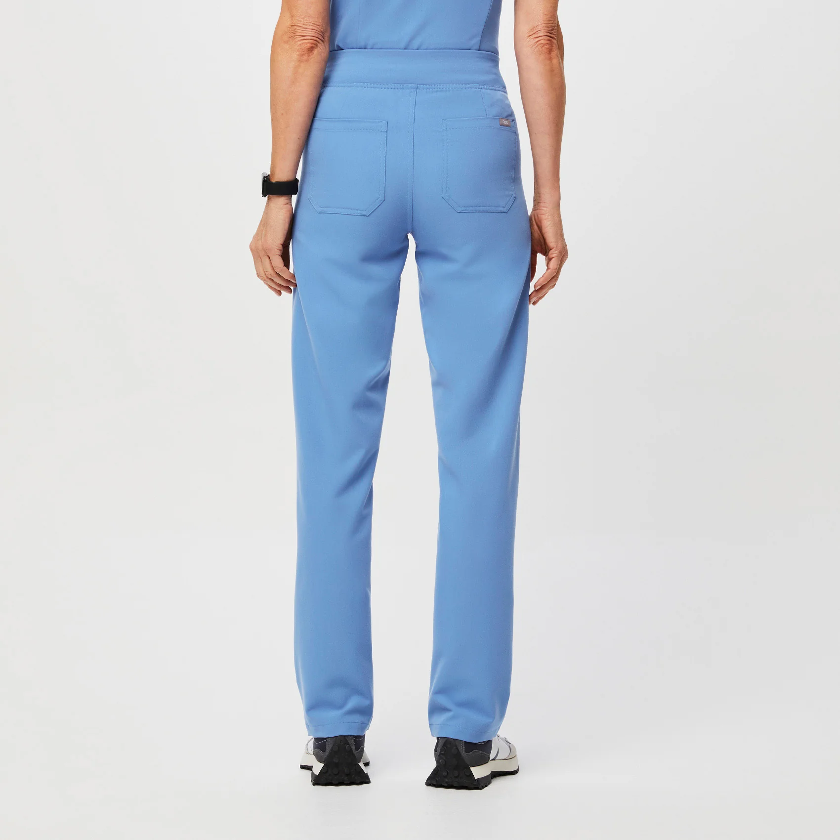 women's Ceil Blue Livingston™ High Waisted - Tall Basic Scrub Pants - Image 4