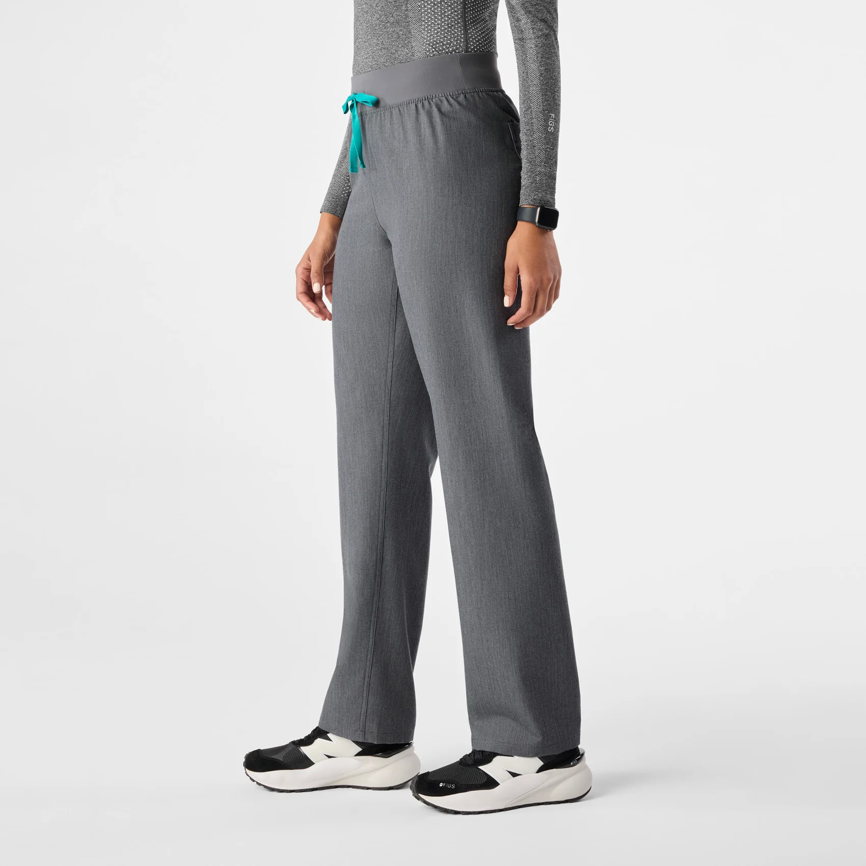 women's Graphite Livingston™ High Waisted - Petite Basic Scrub Pants - Image 3