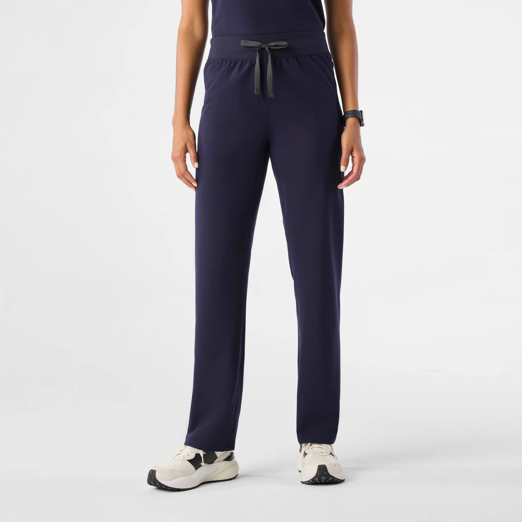 women's Navy Livingston⢠High Waisted - Petite Basic Scrub Pants