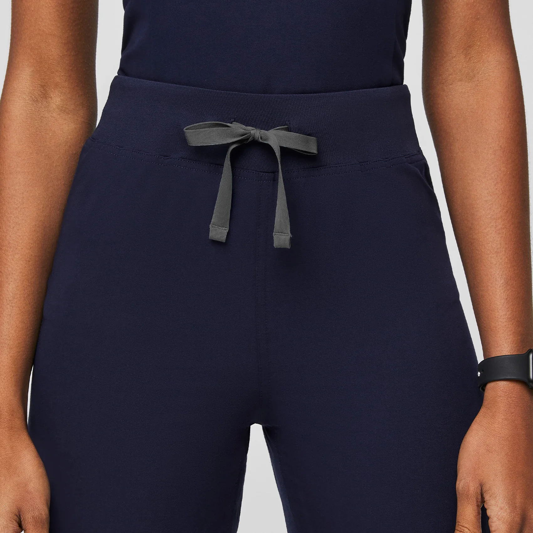 women's Navy Livingston⢠High Waisted - Petite Basic Scrub Pants - Image 5