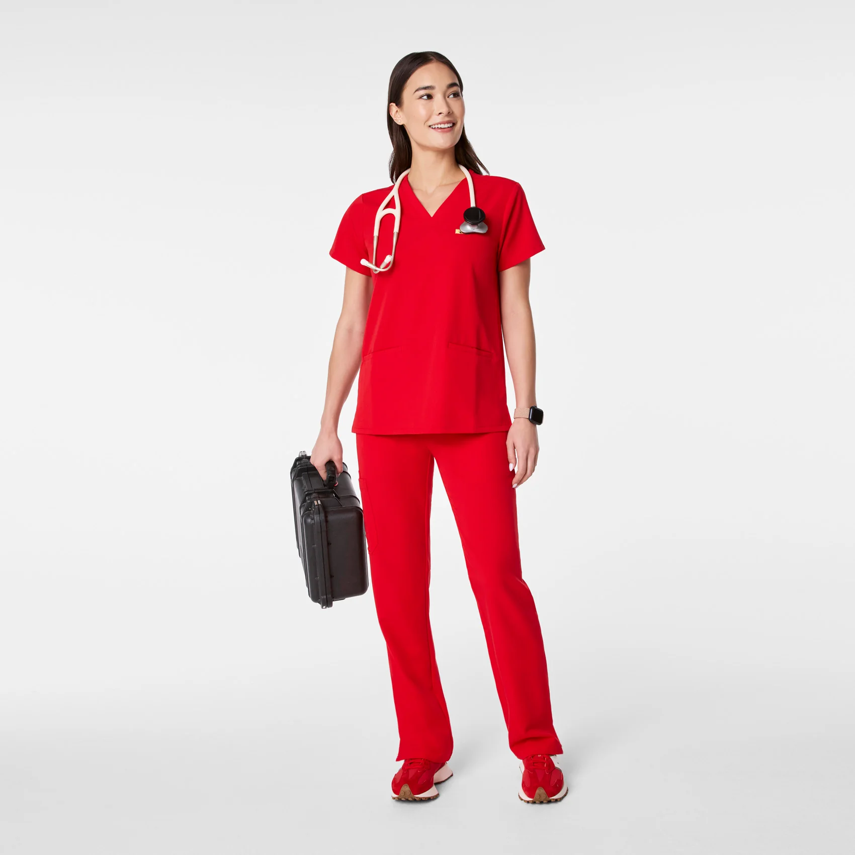 women's Lunar New Year Casma - Three-Pocket Scrub Top™ - Image 3
