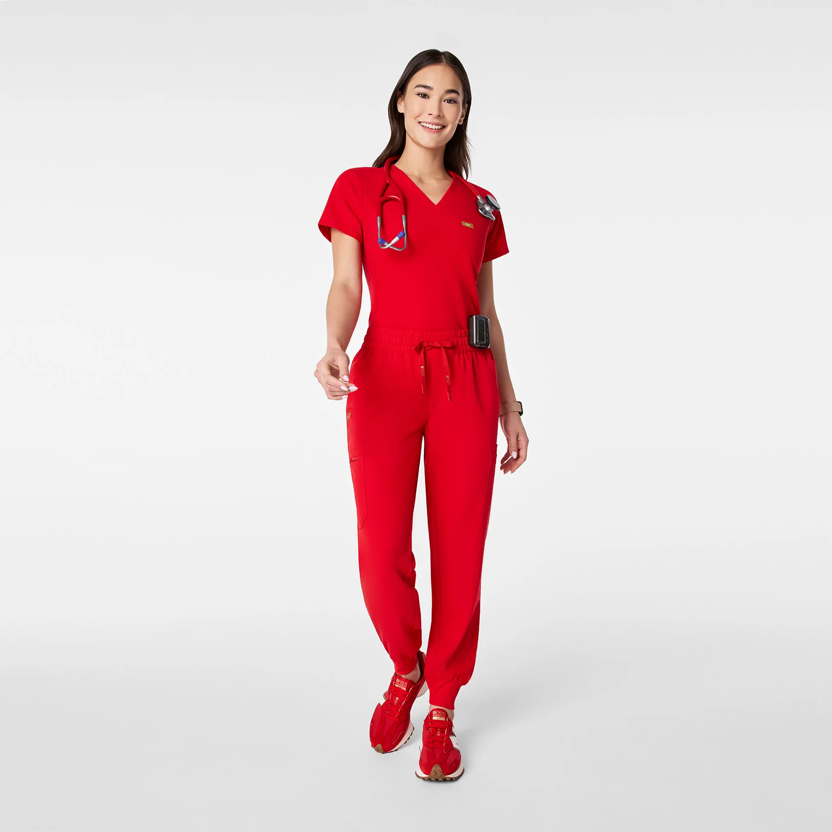 women's Lunar New Year Uman Relaxed - Jogger Scrub Pant - Image 2