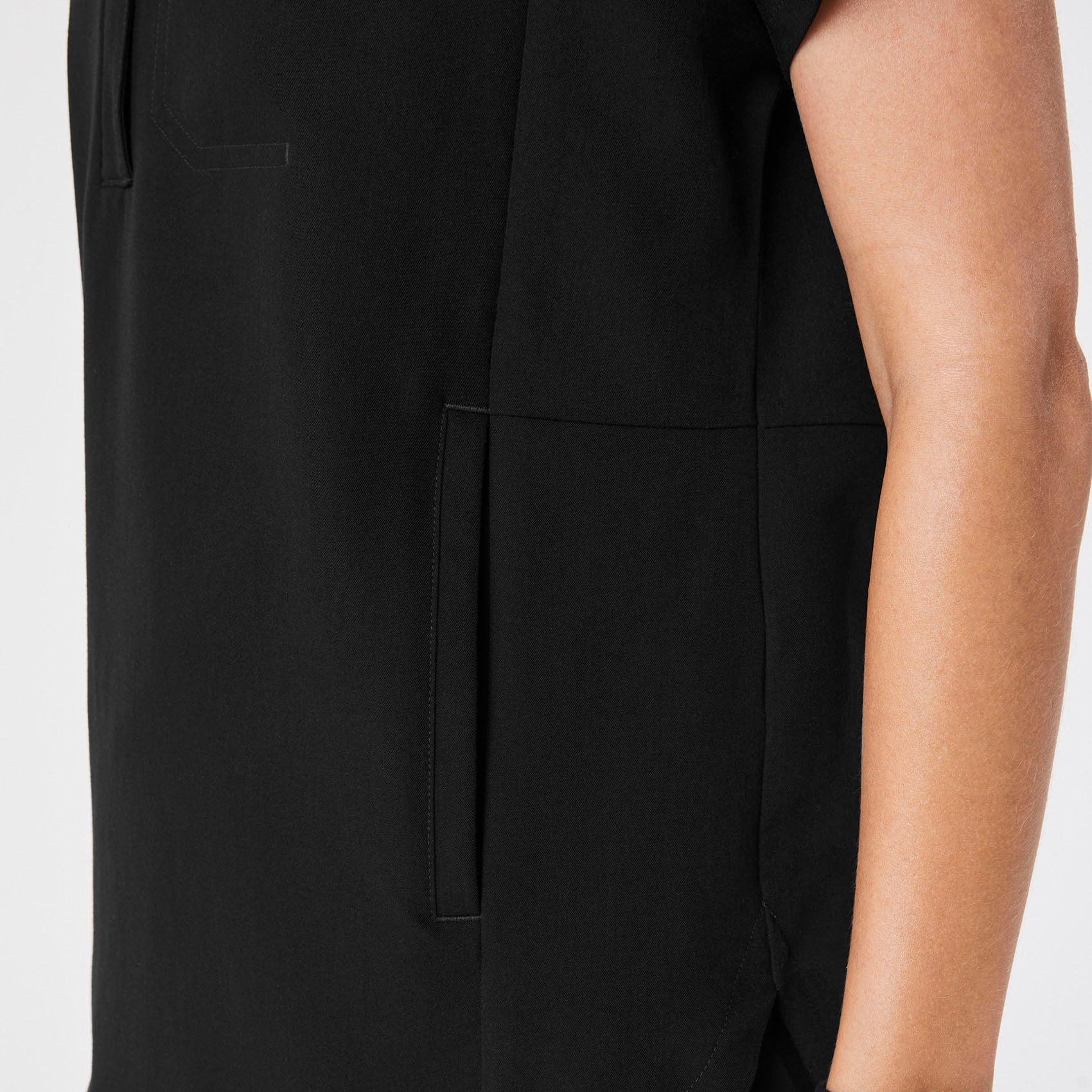 women's Black Montex - Mock Neck Scrub Top - Image 6