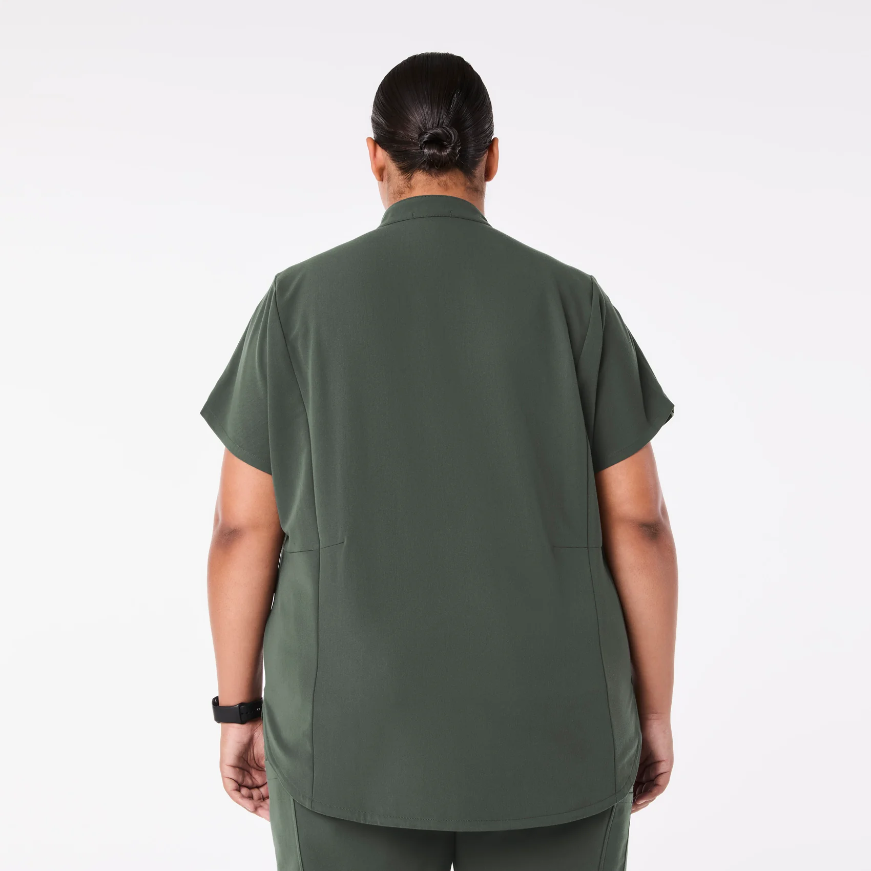 women's Moss Montex - Mock Neck Scrub Top (3XL-6XL) - Image 4