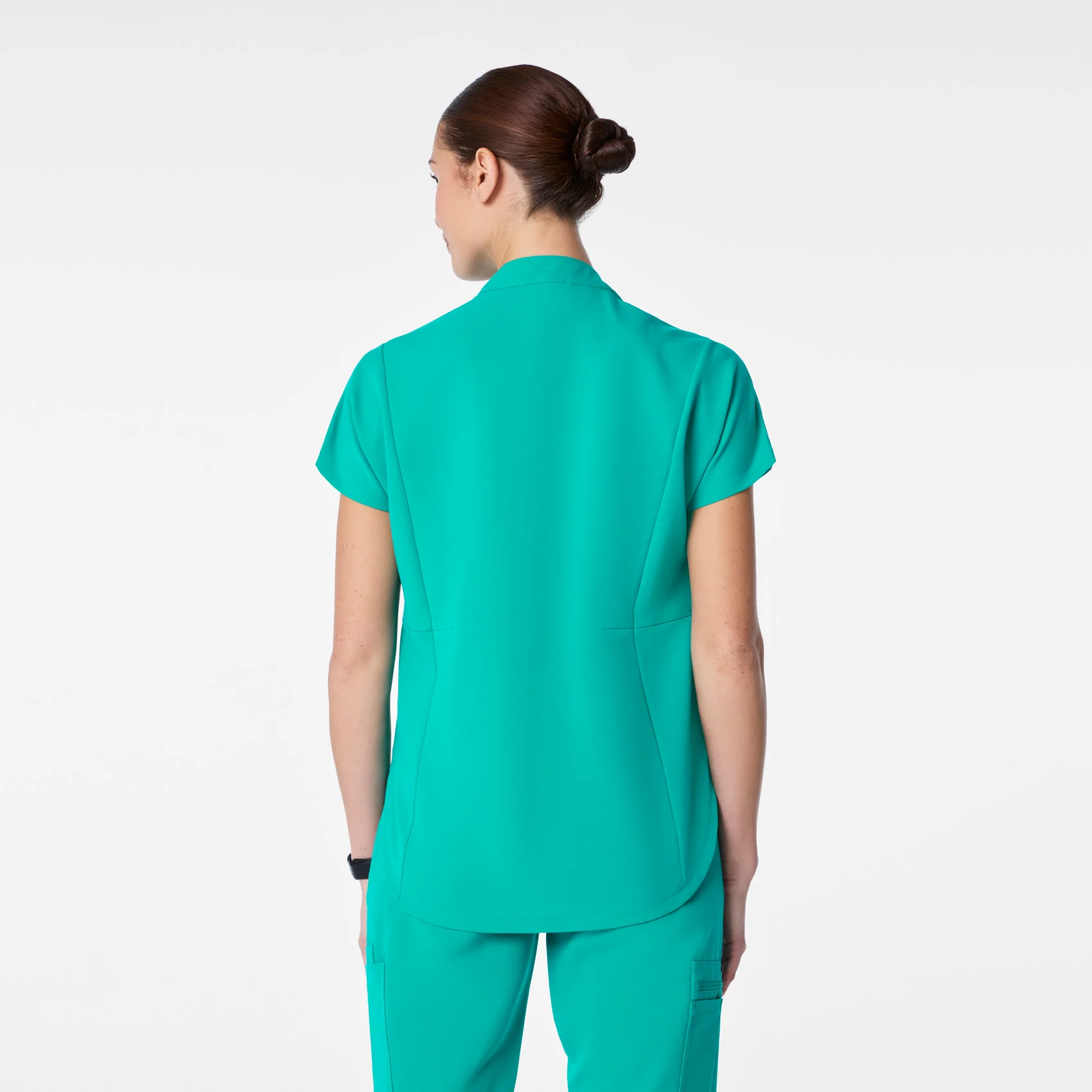 women's Lagoon Montex - Mock Neck Scrub Top - Image 4