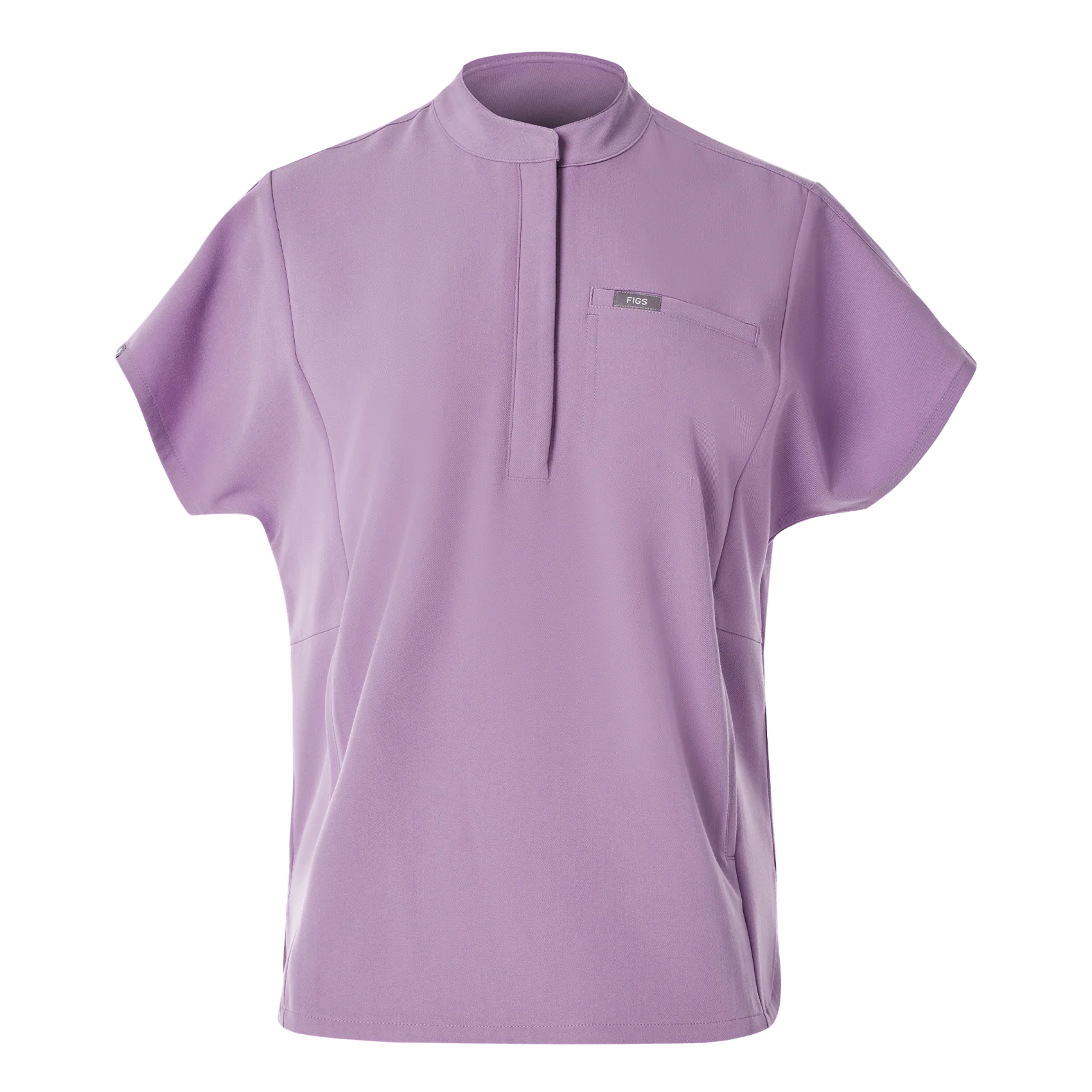 women's Purple Haze Montex - Mock Neck Scrub Top - Image 8
