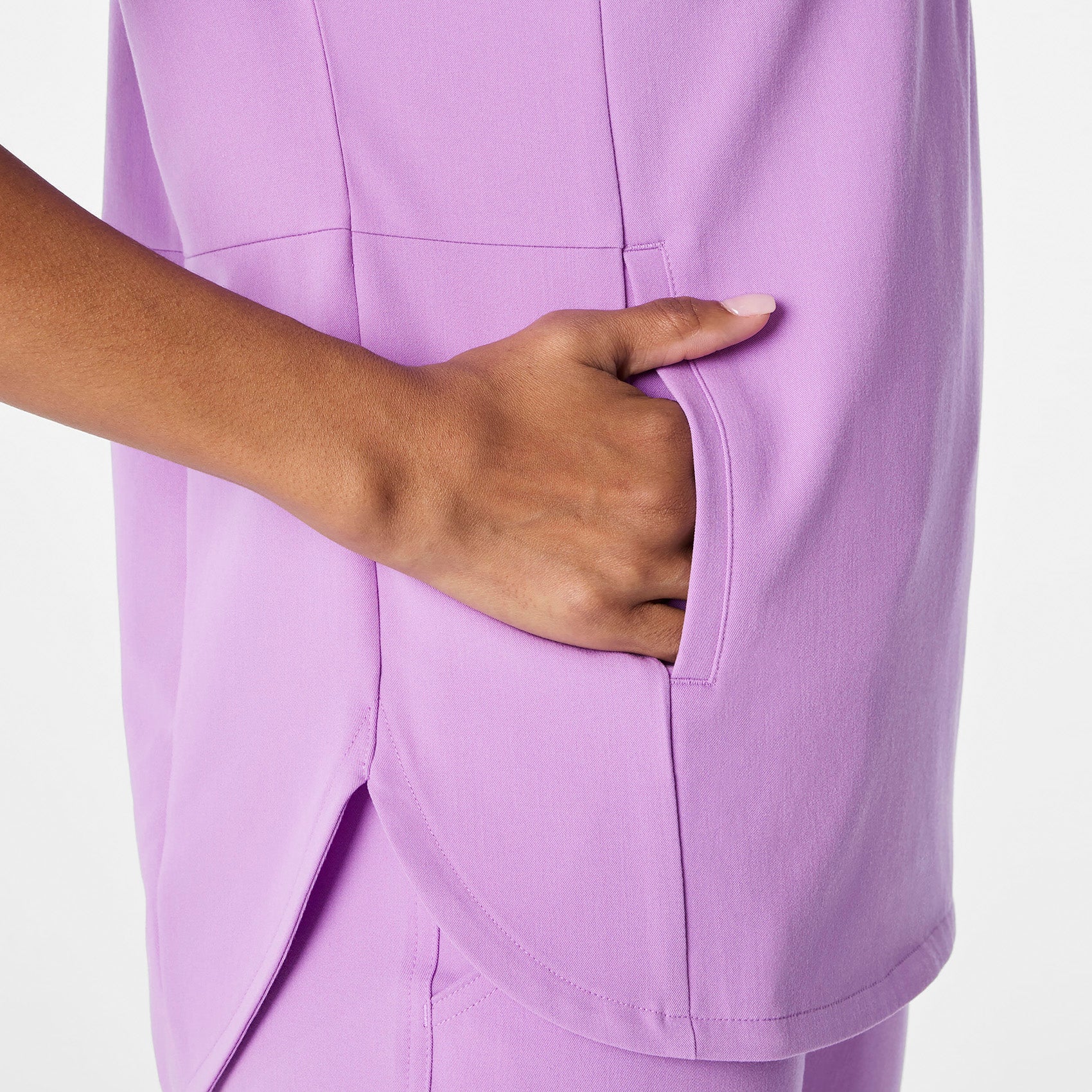 women's Wild Iris Montex - Mock Neck Scrub Top - Image 7