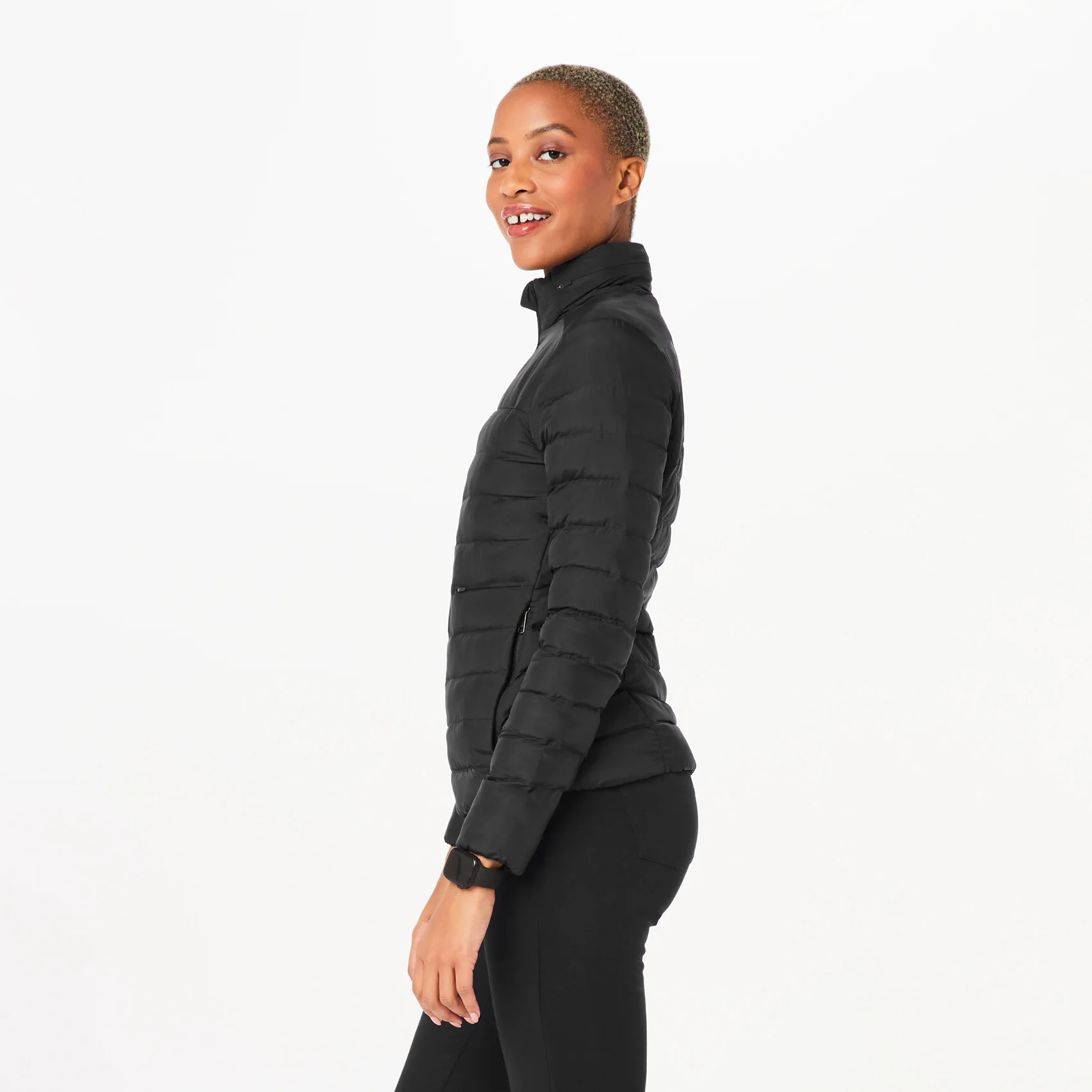 women's Black On-Shift™ Packable - Puffer Jacket - Image 3