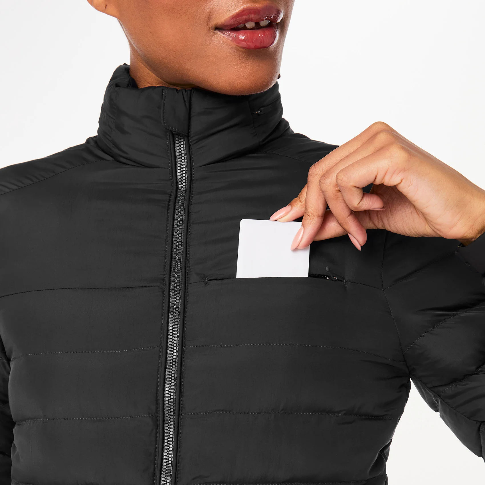 women's Black On-Shift™ Packable - Puffer Jacket - Image 7