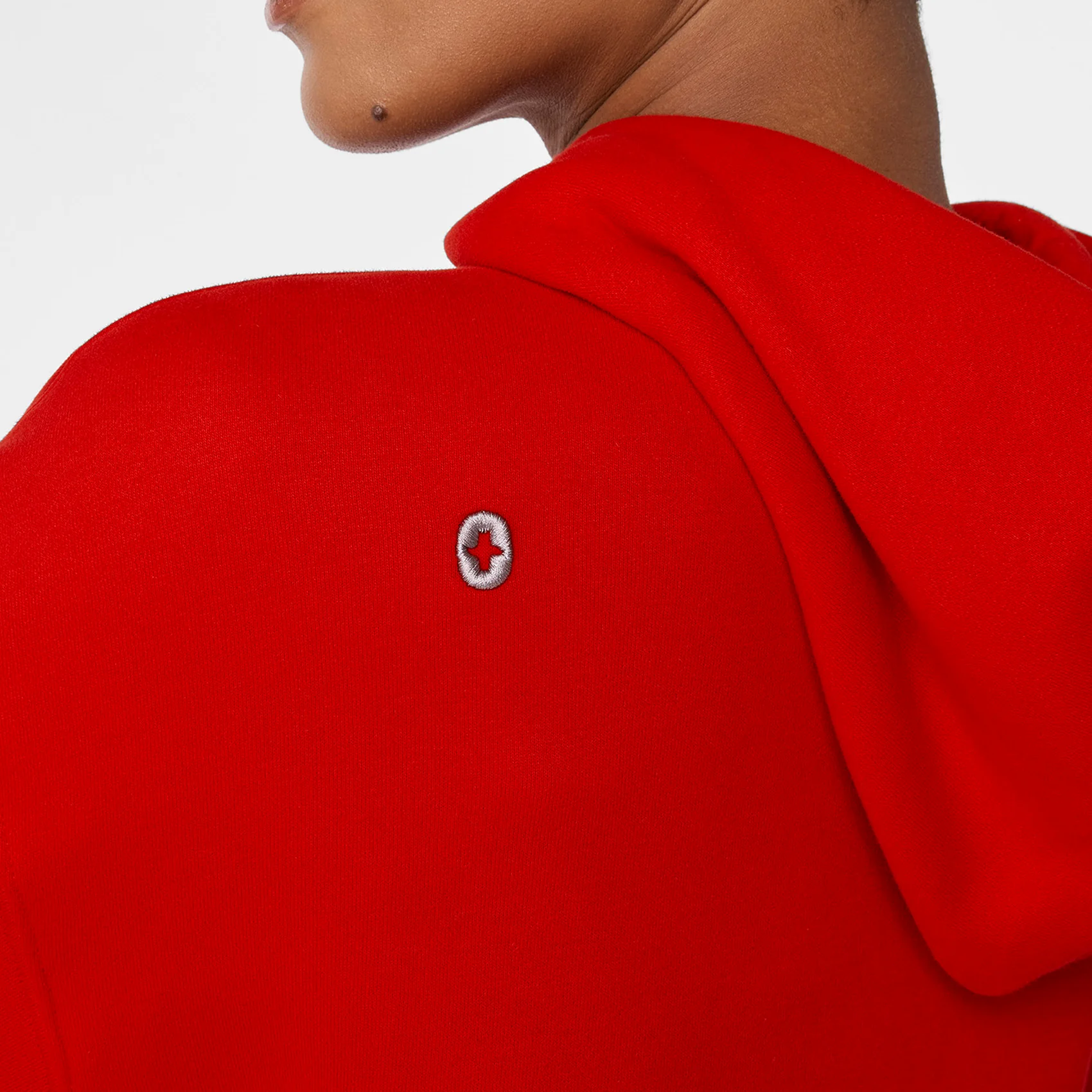 women's Winning Red Off-Shift Cropped - Hoodie Sweatshirt™ - Image 5