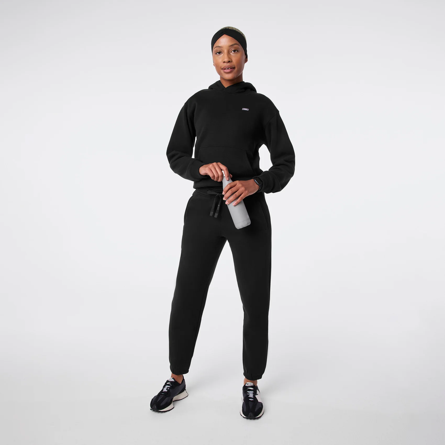 women's Black Off-Shift - Hoodie Sweatshirt™ - Image 2