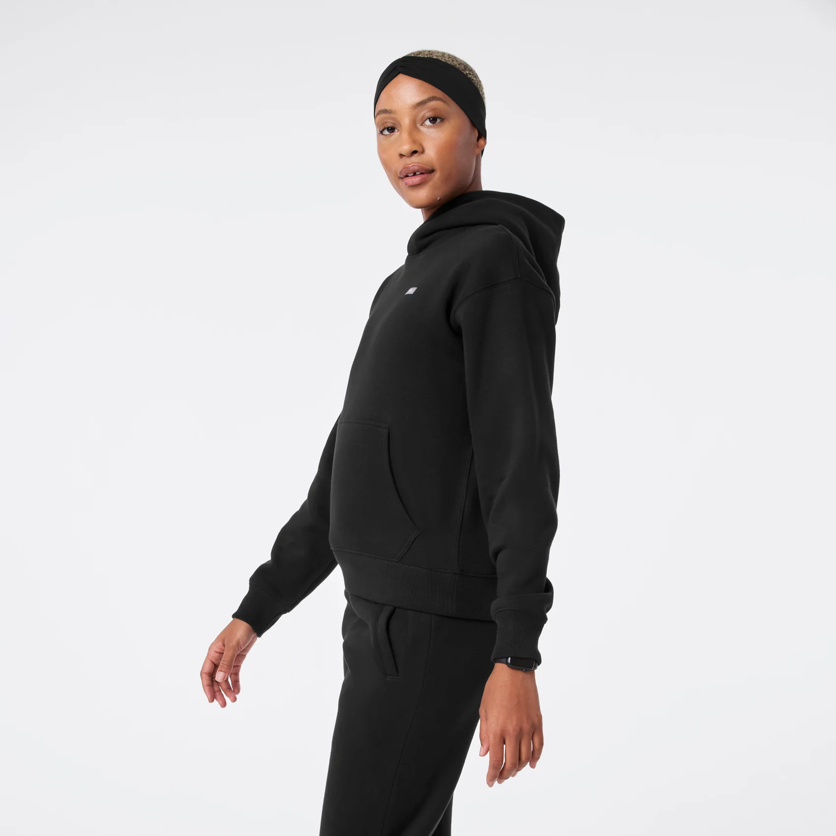 women's Black Off-Shift - Hoodie Sweatshirt™ - Image 3